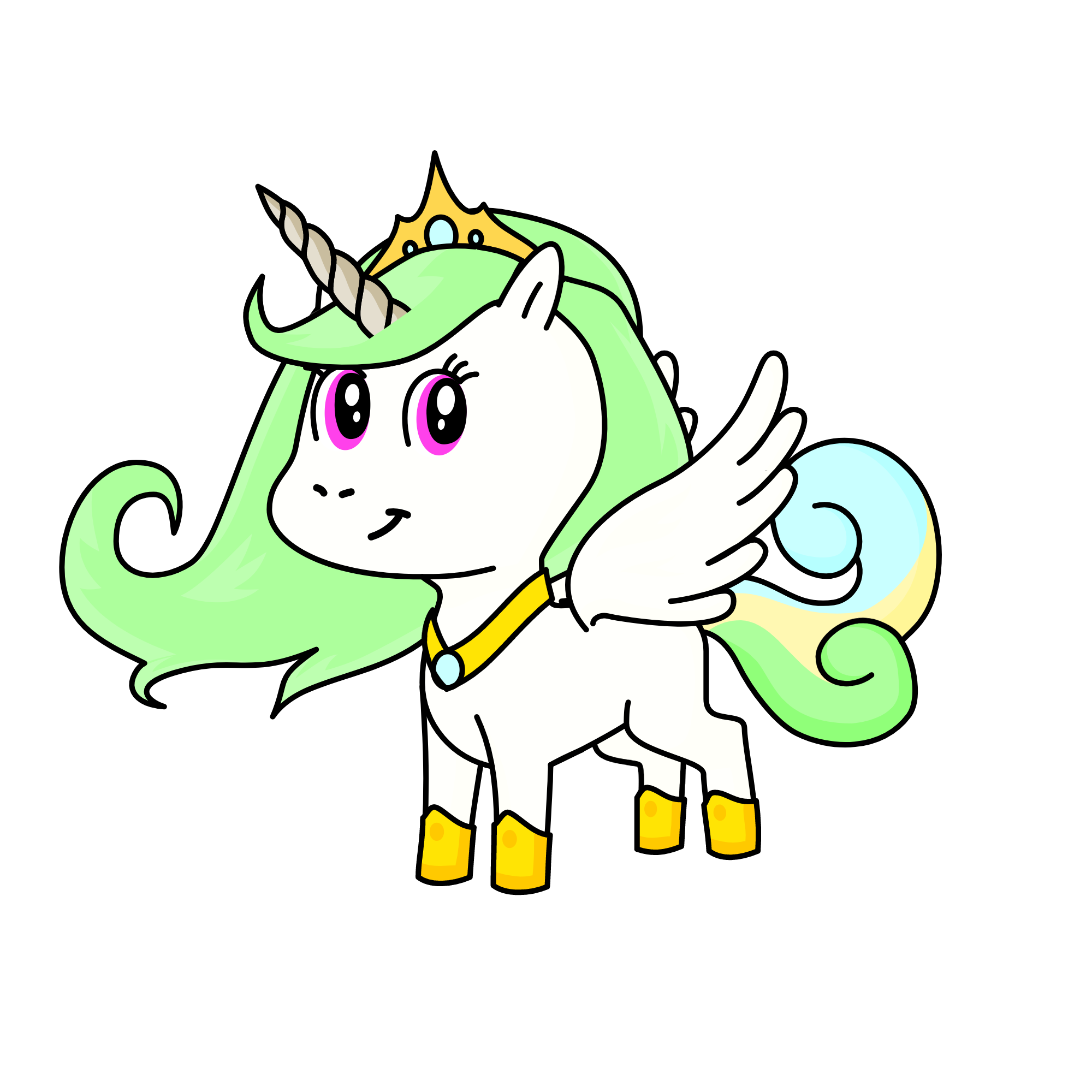 Princess Celestia, the unicorn