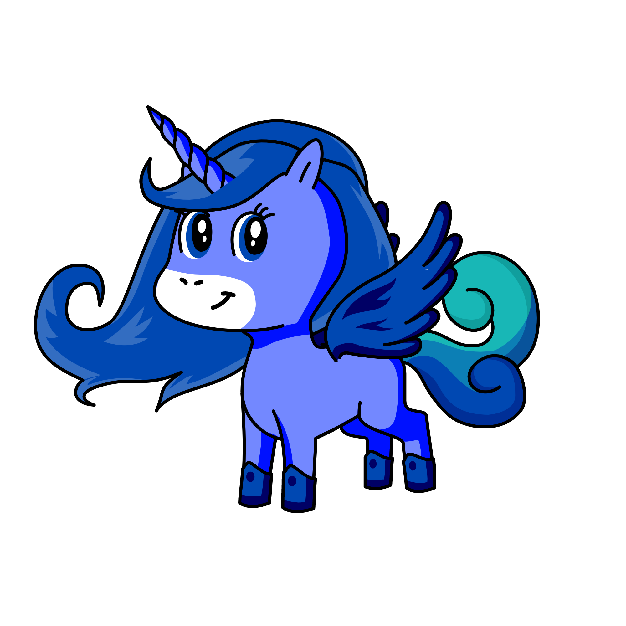 Princess Luna, the unicorn