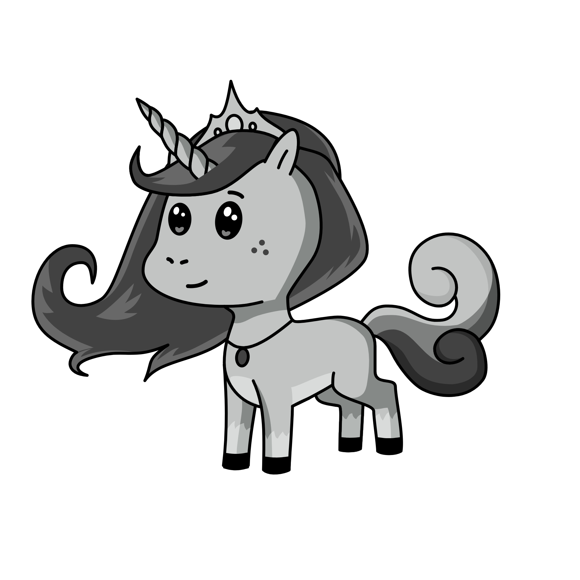 Wolf, the unicorn