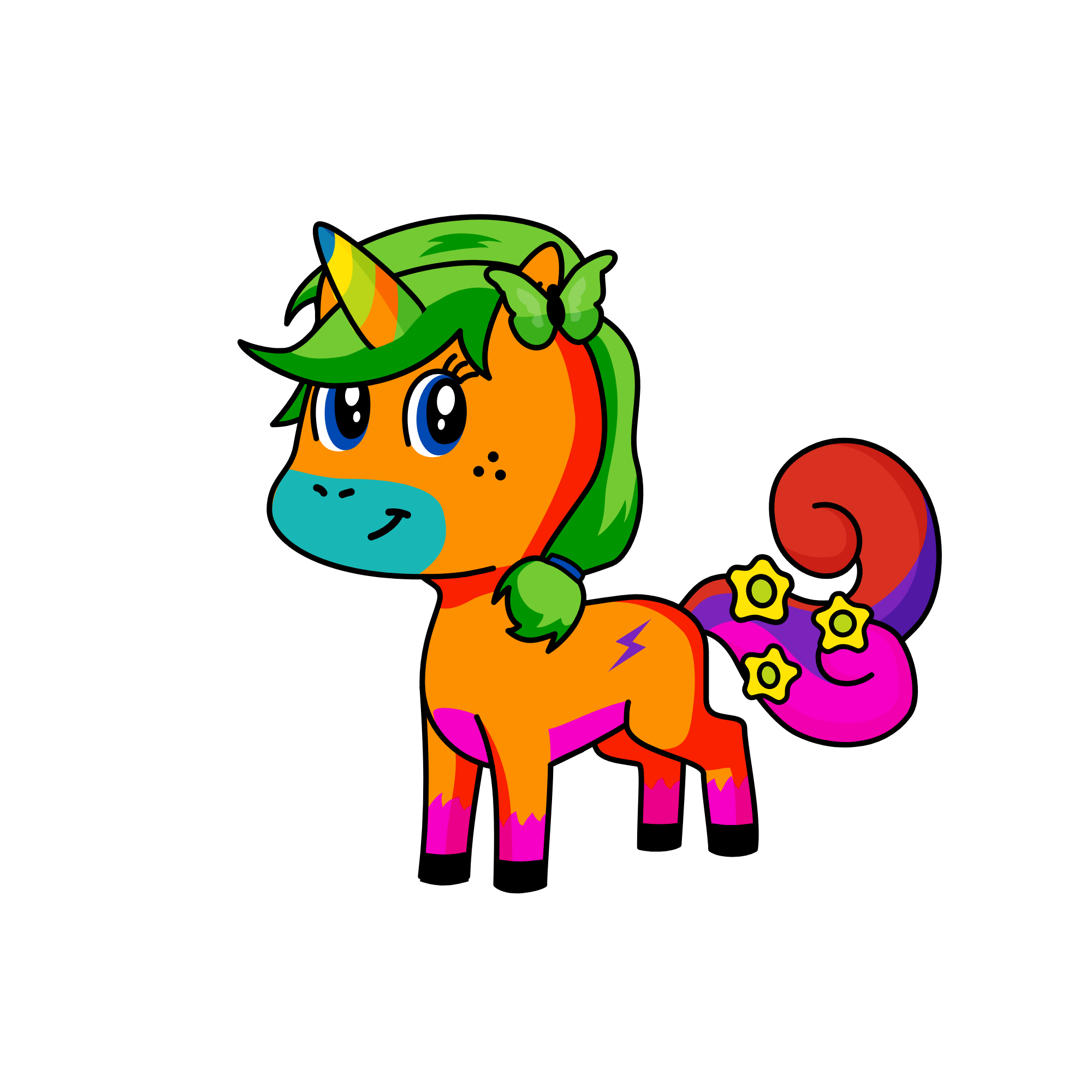 Emily, the unicorn