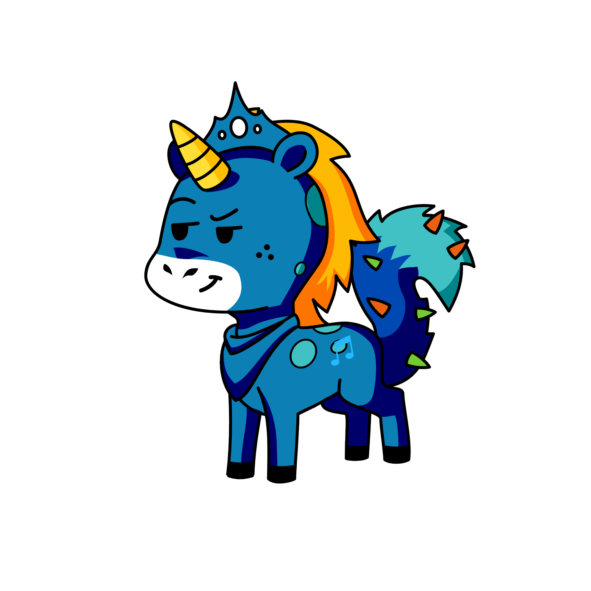 nine, the unicorn