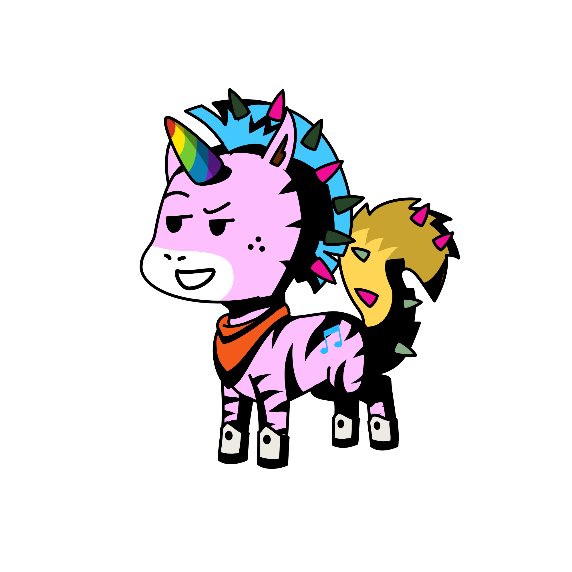 rock boy, the unicorn