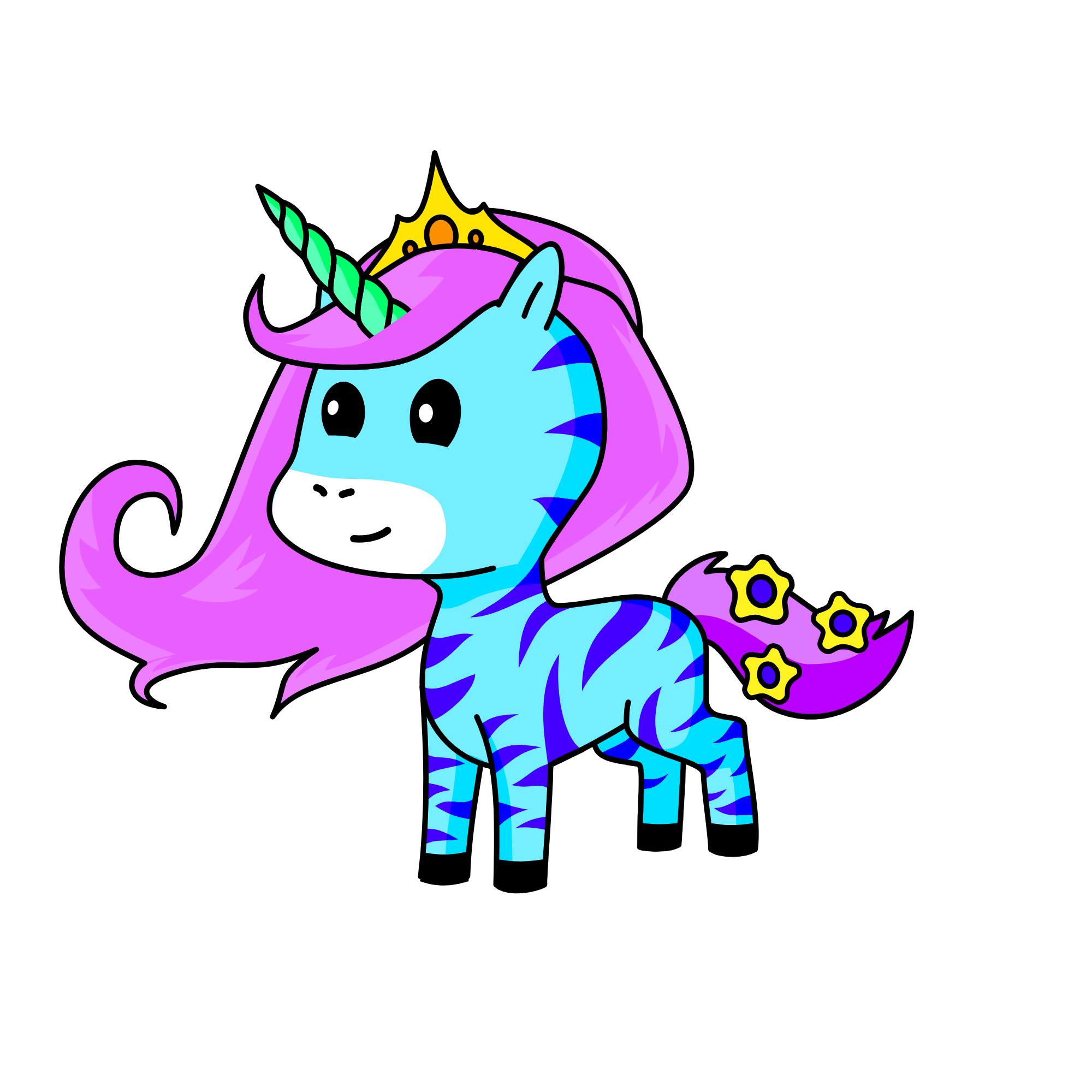 Bloom, the unicorn