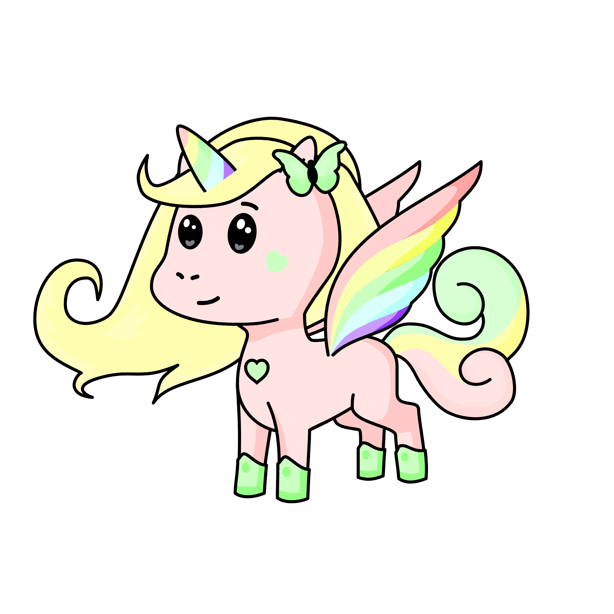Unirainbow, the unicorn