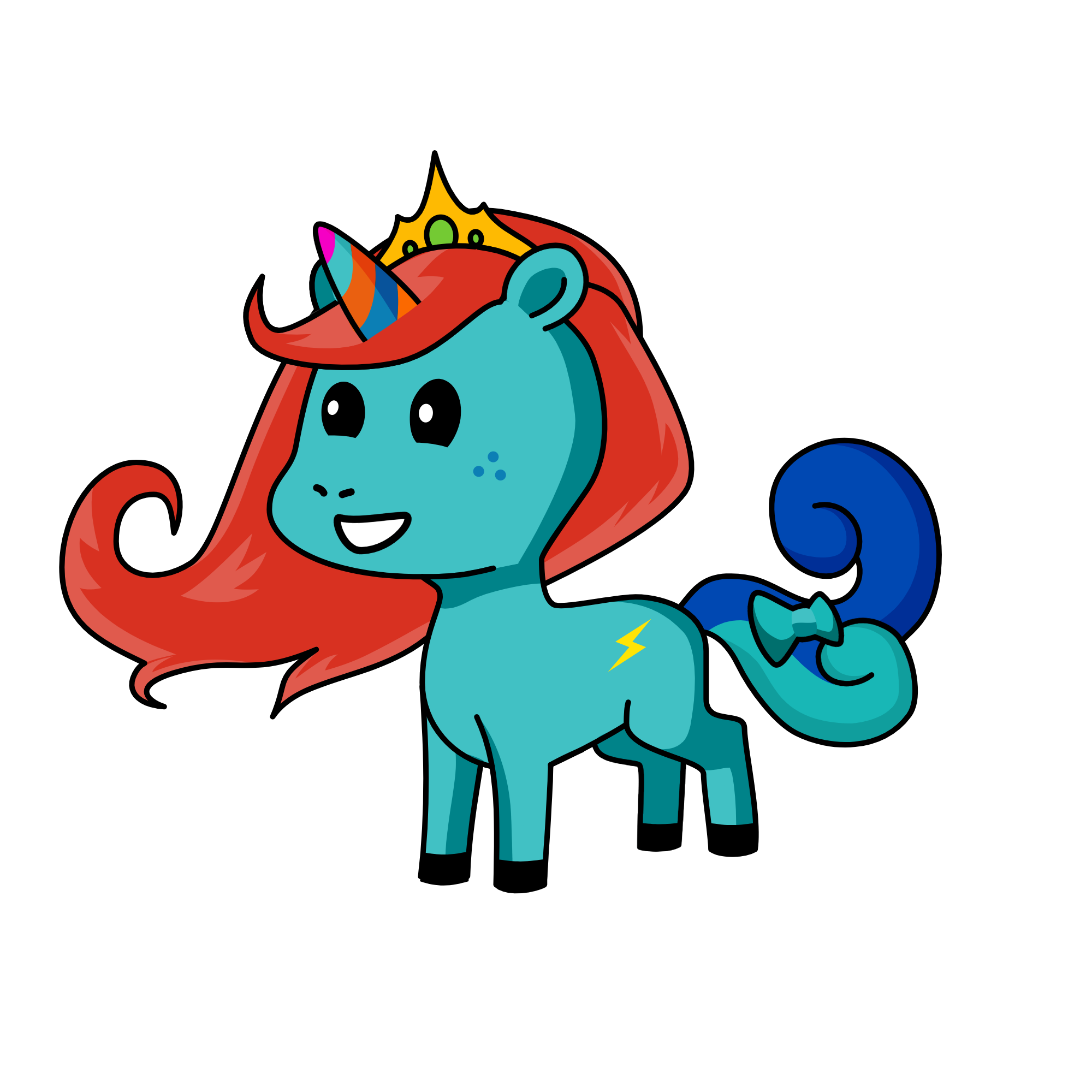 THE  ANGEL, the unicorn