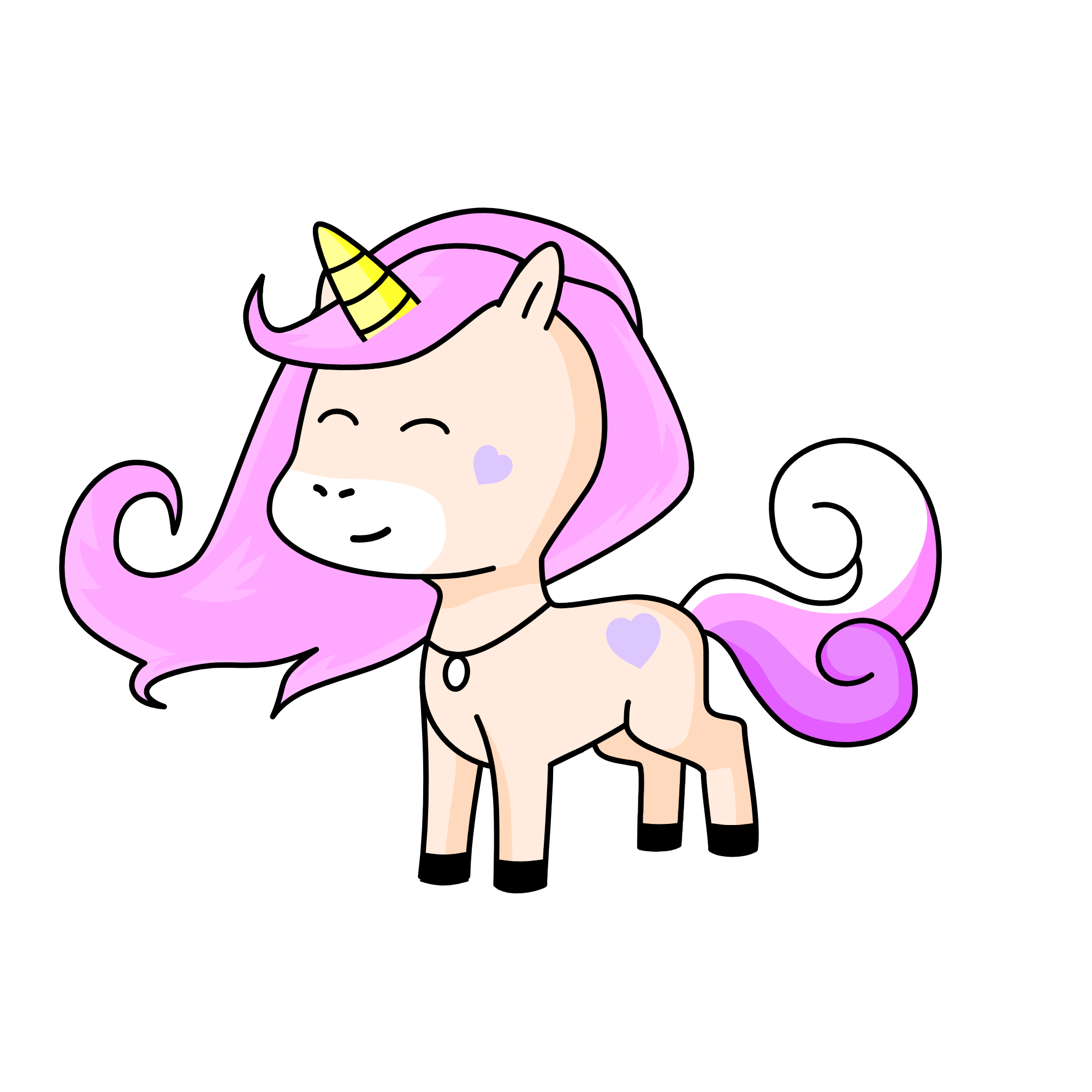 Lavender, the unicorn