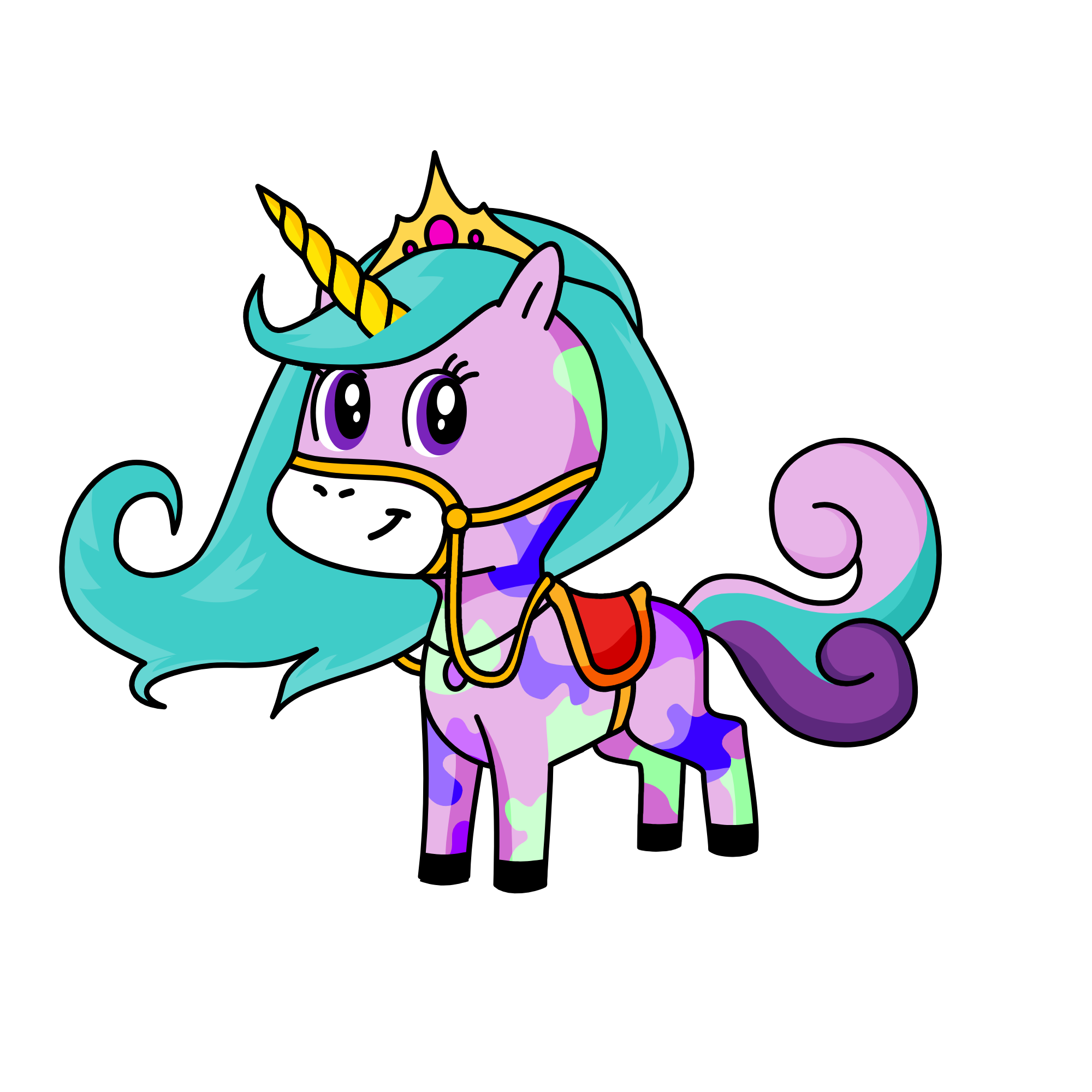Peppermint, the unicorn