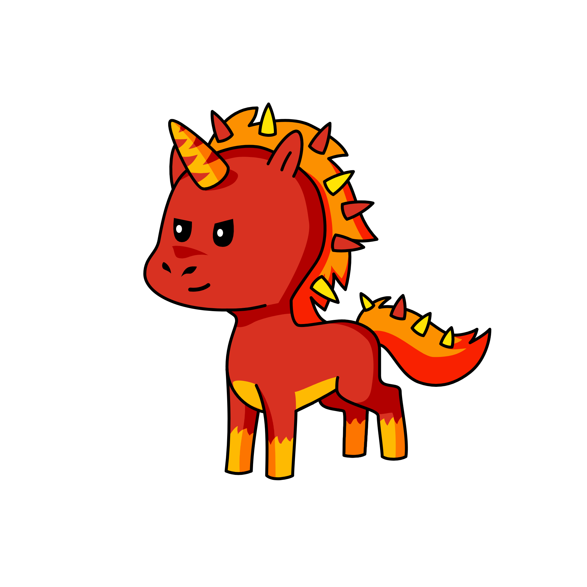 Evil, the unicorn