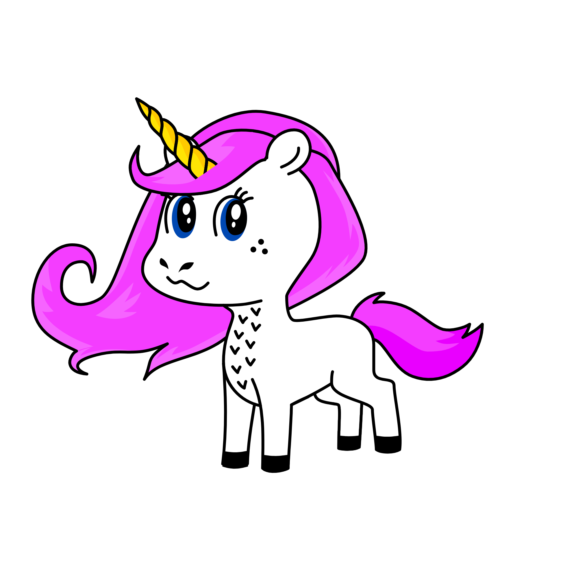 Princess pinky unicorn, the unicorn