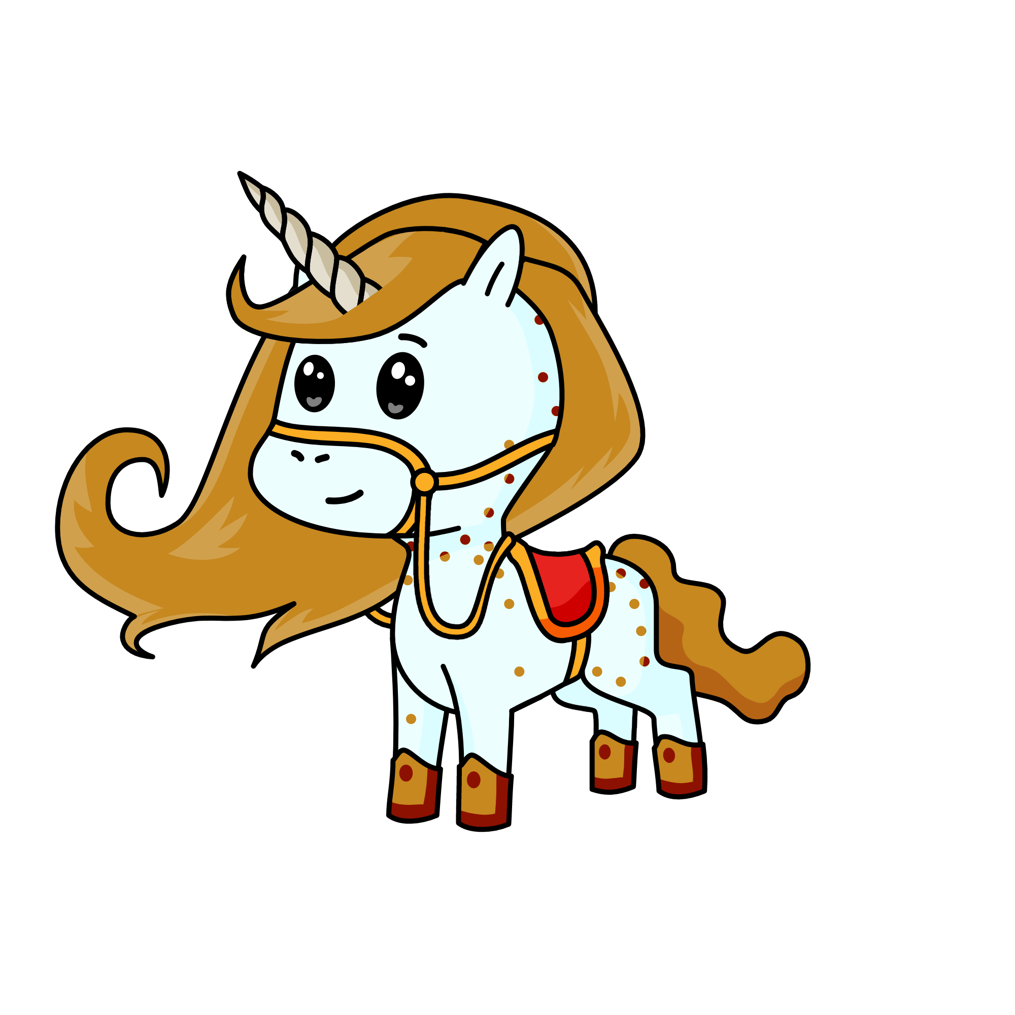 Sparkles , the unicorn