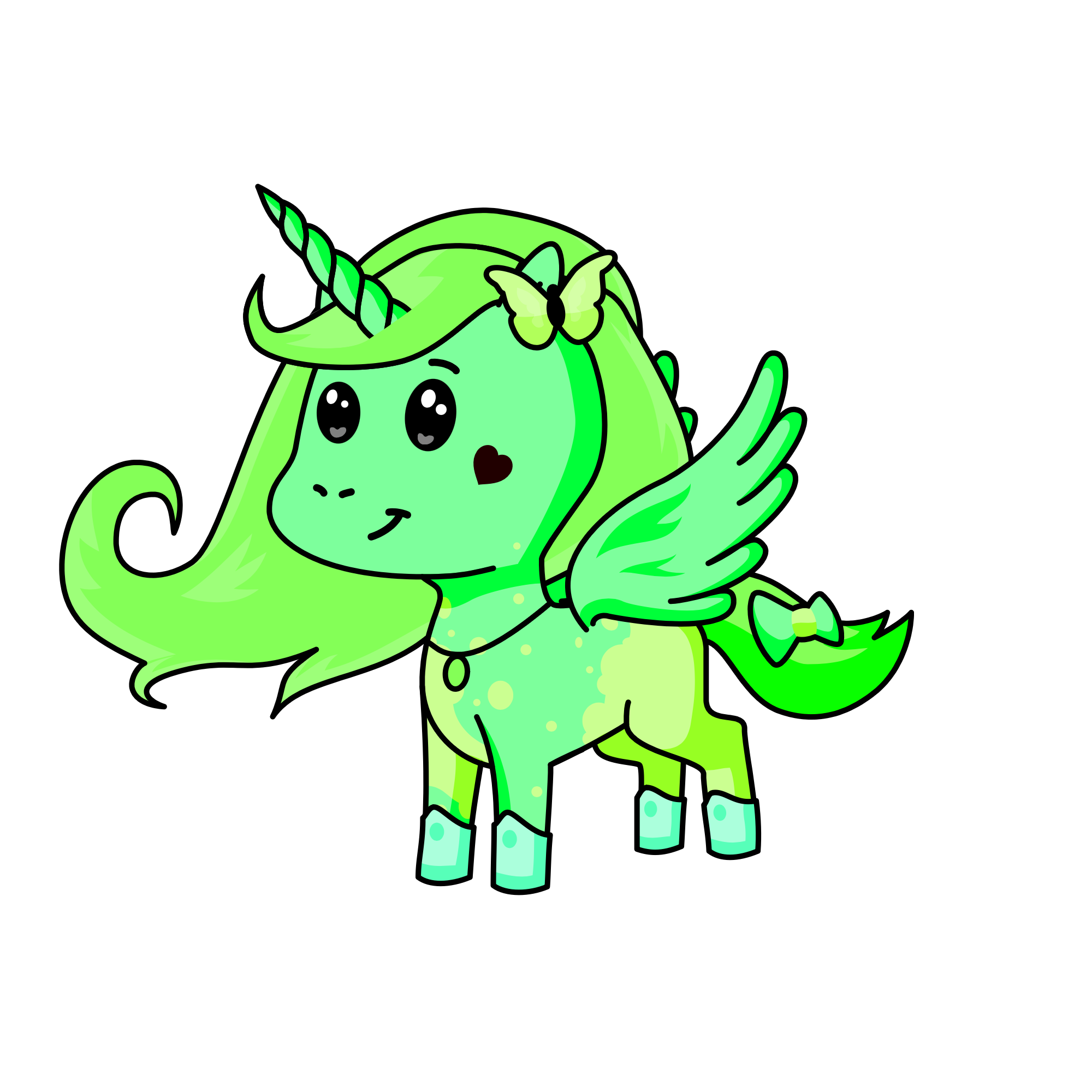 Minta, the unicorn