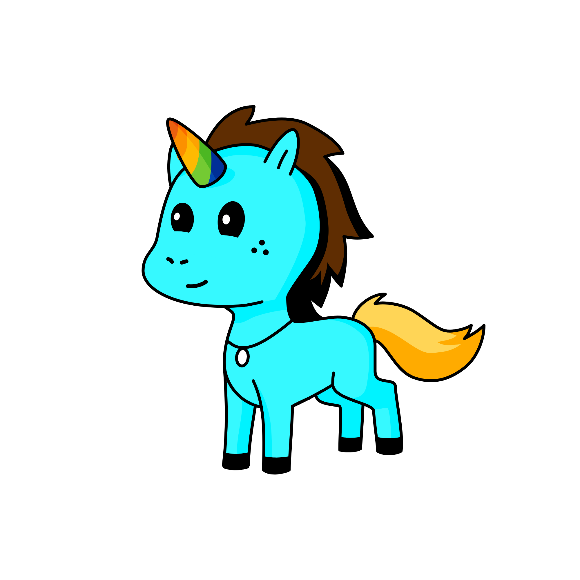 rainbow, the unicorn