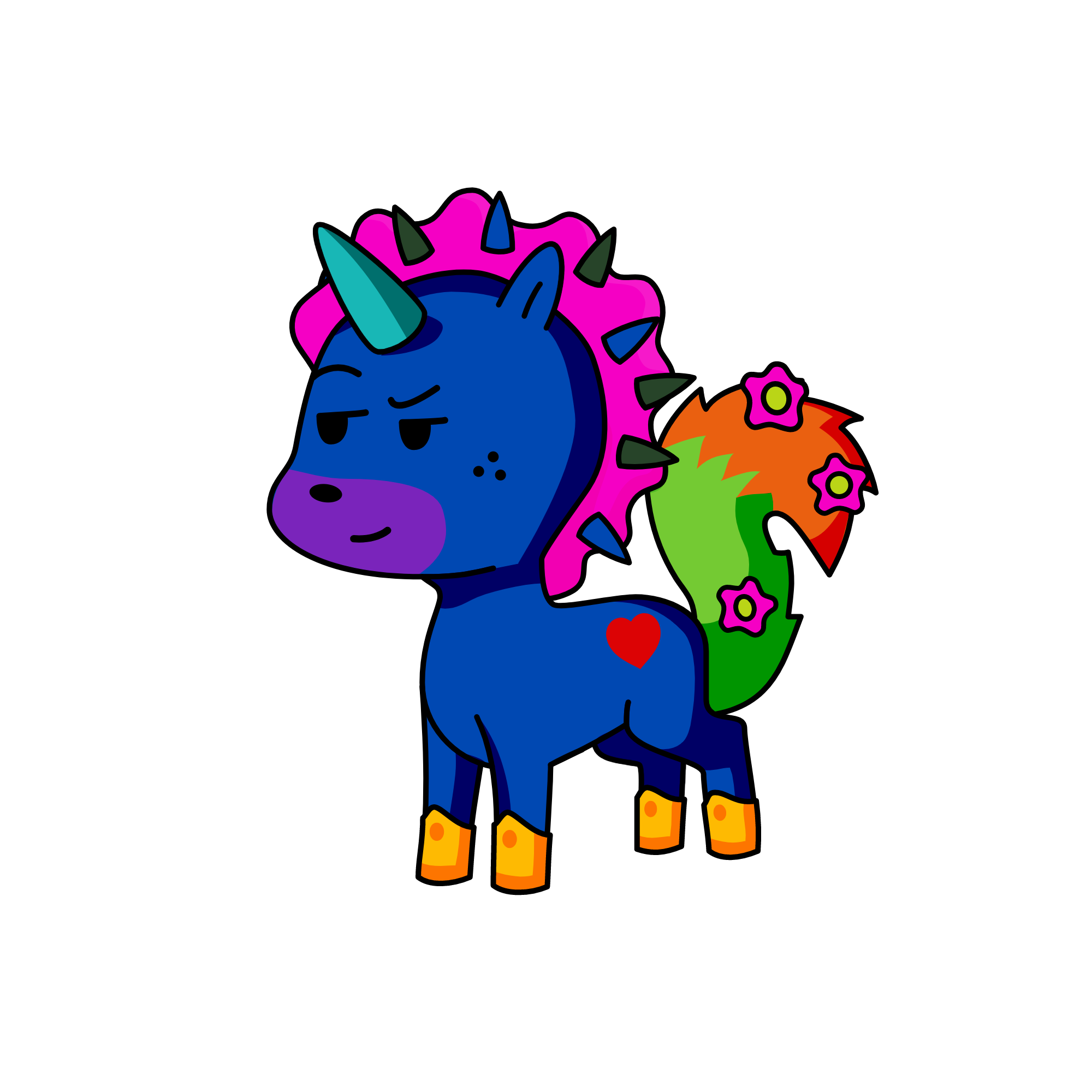Naretoe, the unicorn