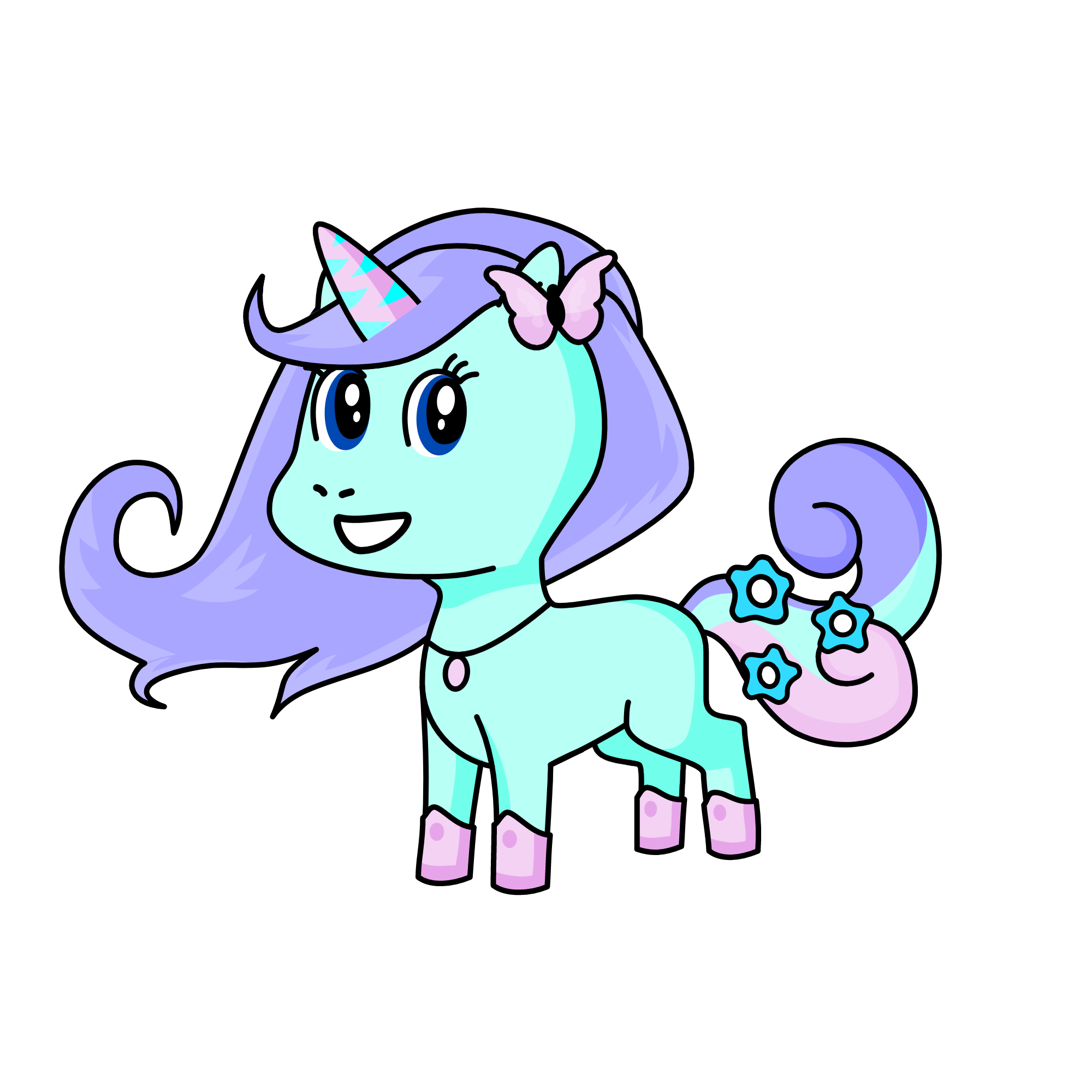 Glory, the unicorn