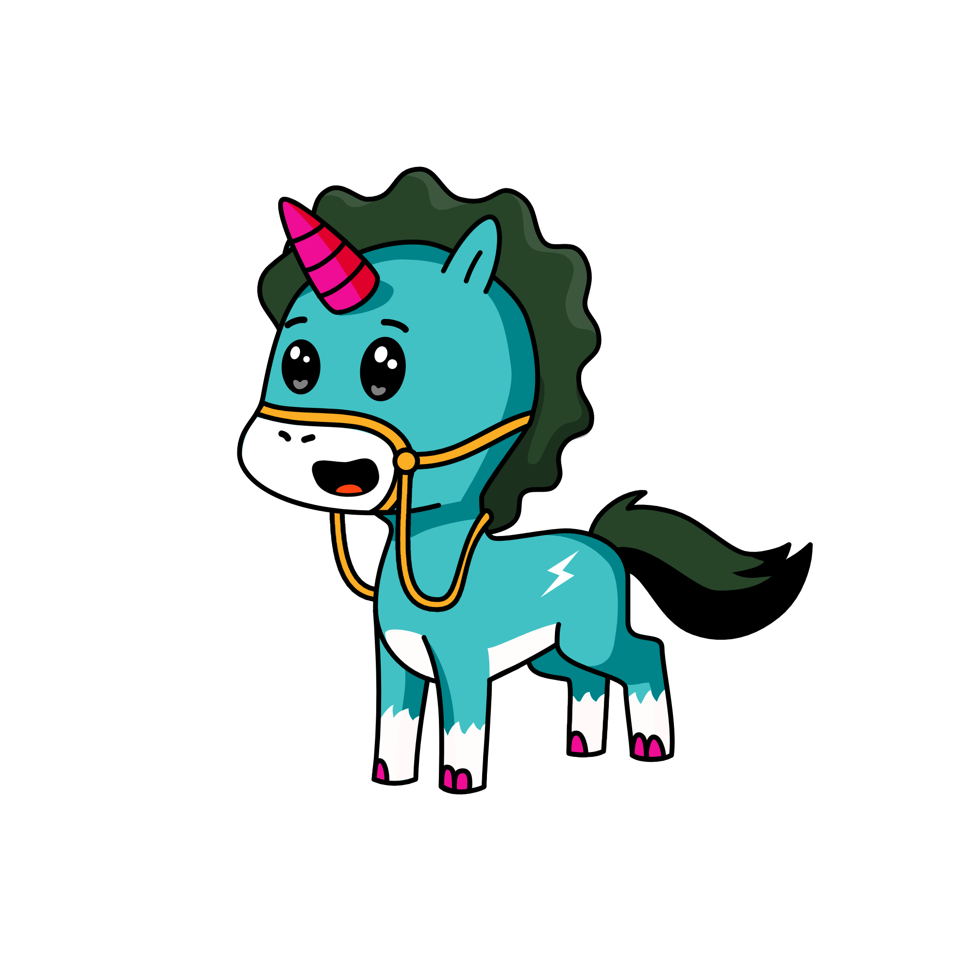 boy, the unicorn