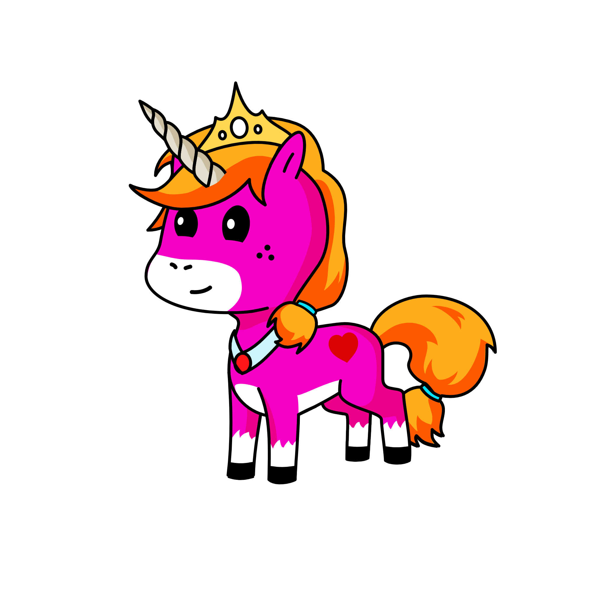 Princess Pink-Lemonade, the unicorn