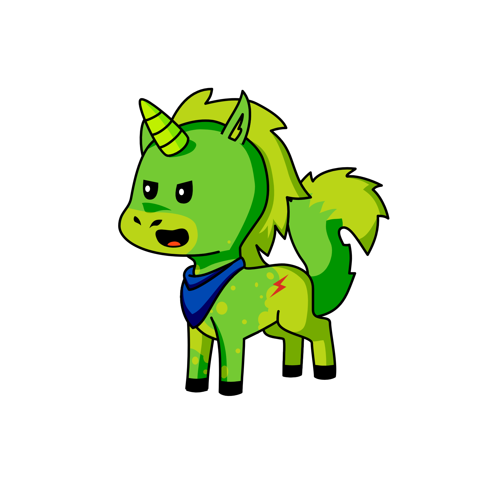 Mega Creeper, the unicorn