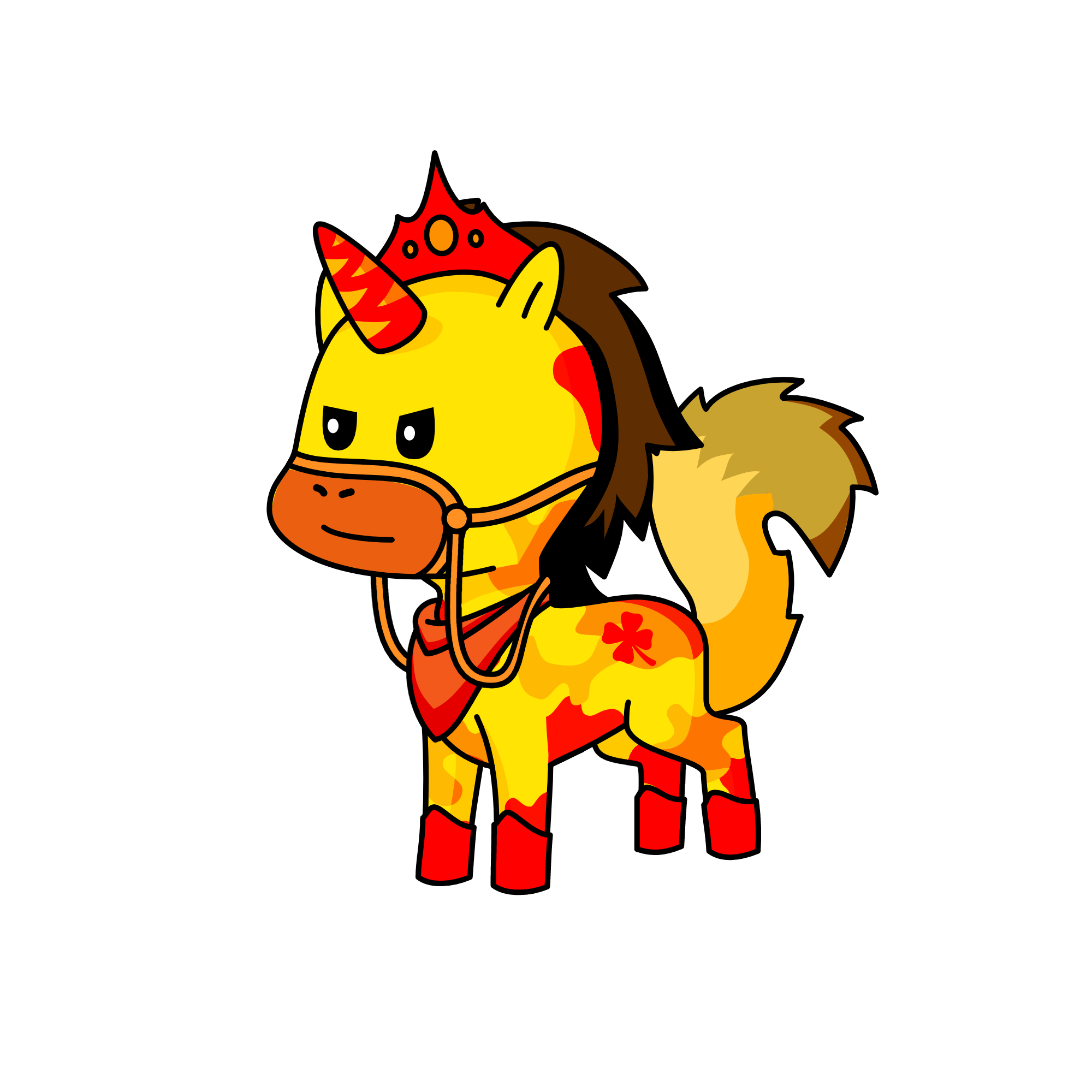 King-desert, the unicorn