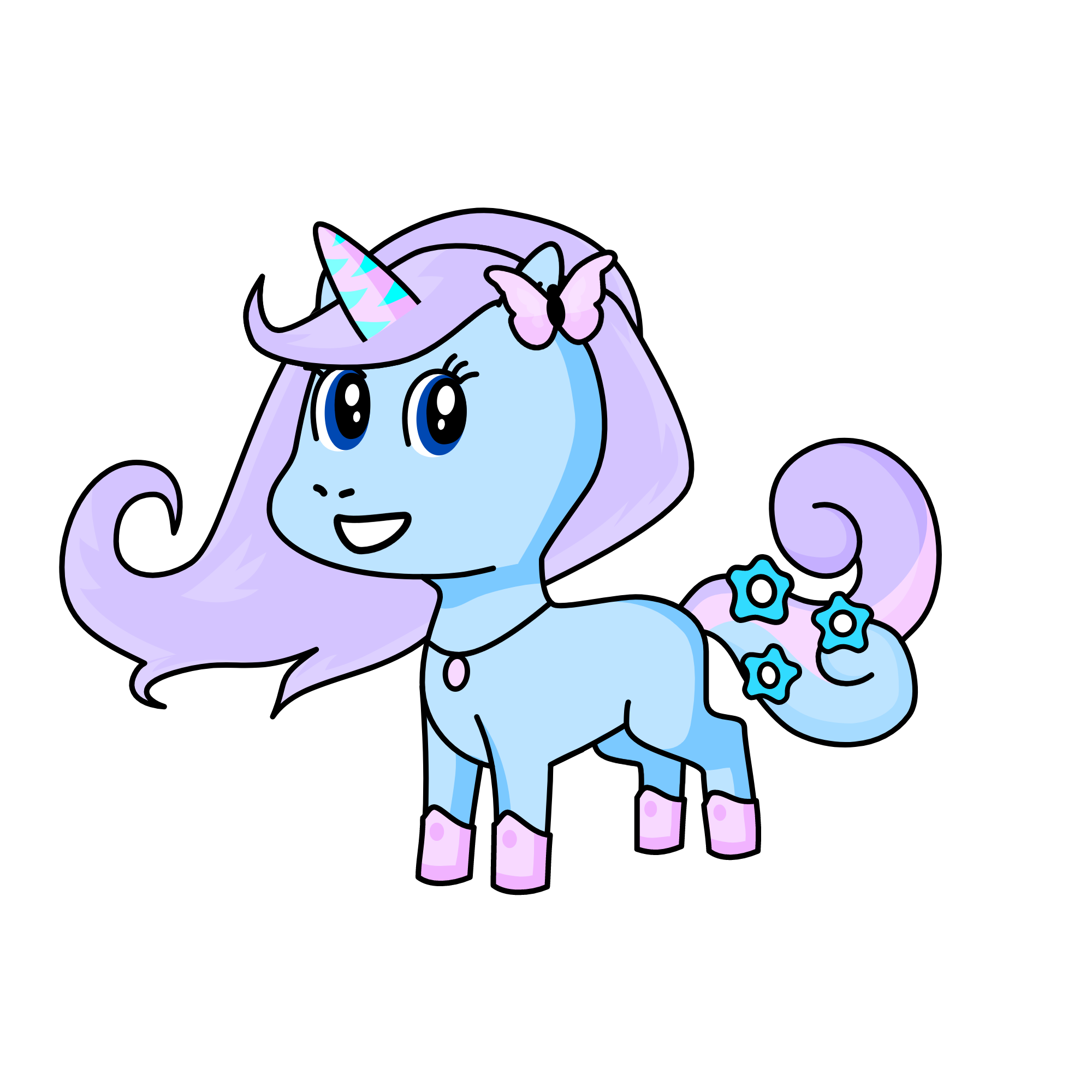 Glory, the unicorn