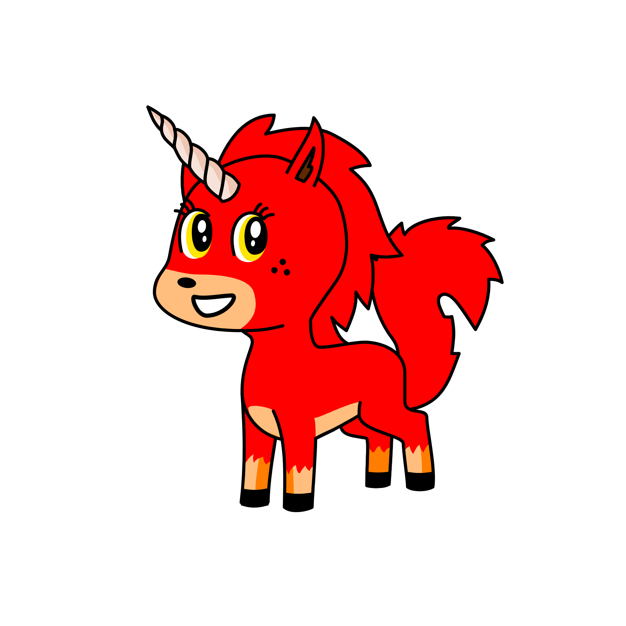 Foxy, the unicorn
