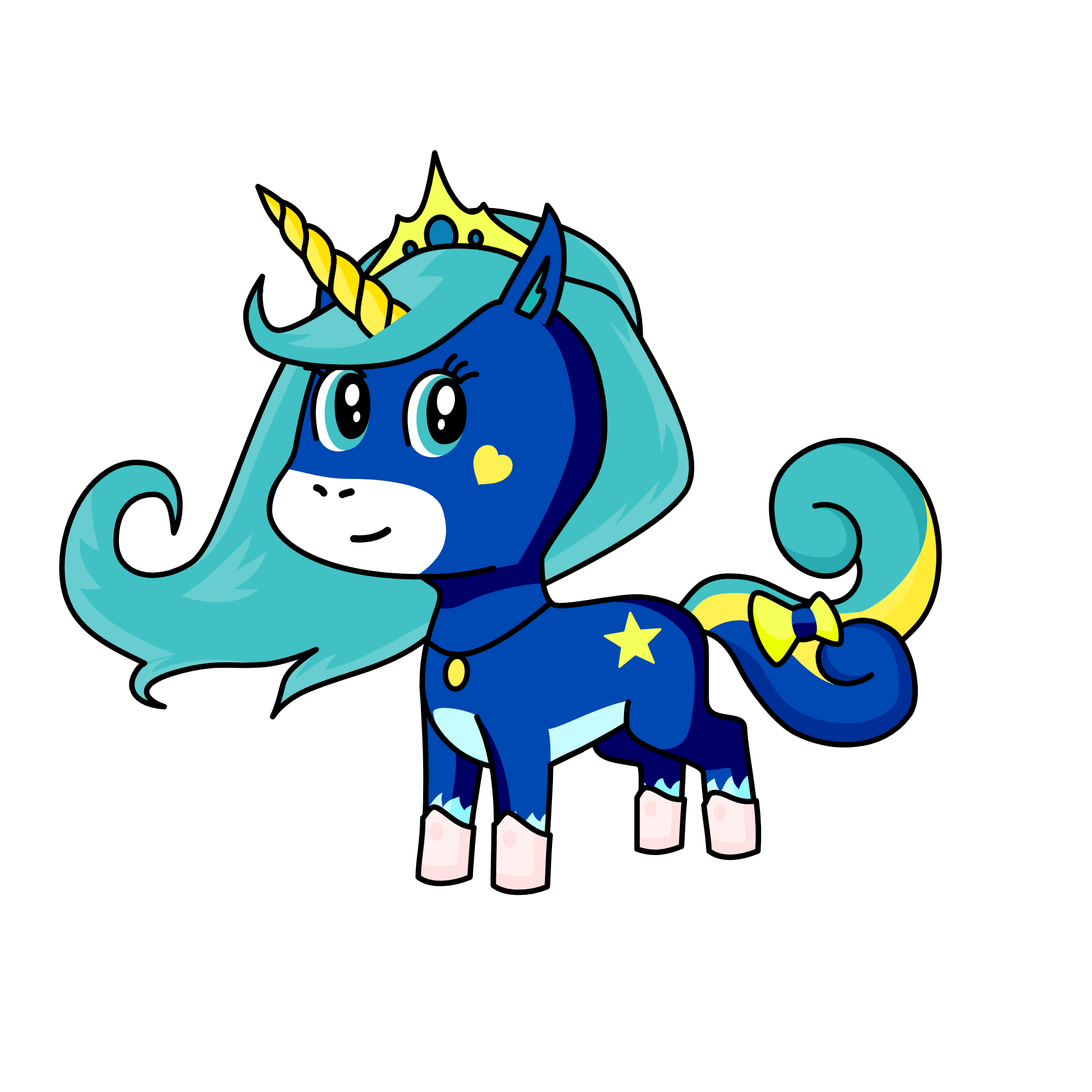 Princess Moon, the unicorn