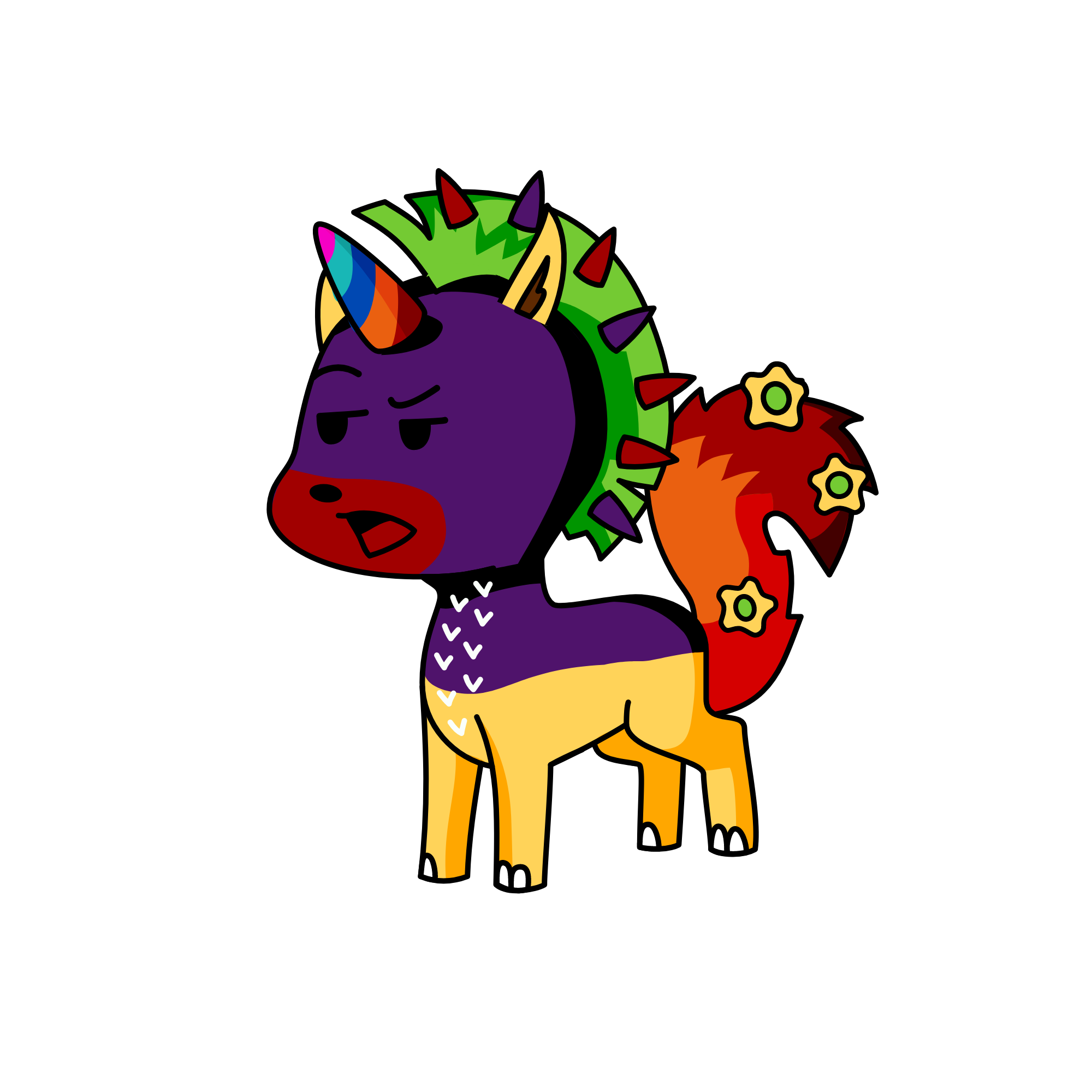 PoopFace, the unicorn