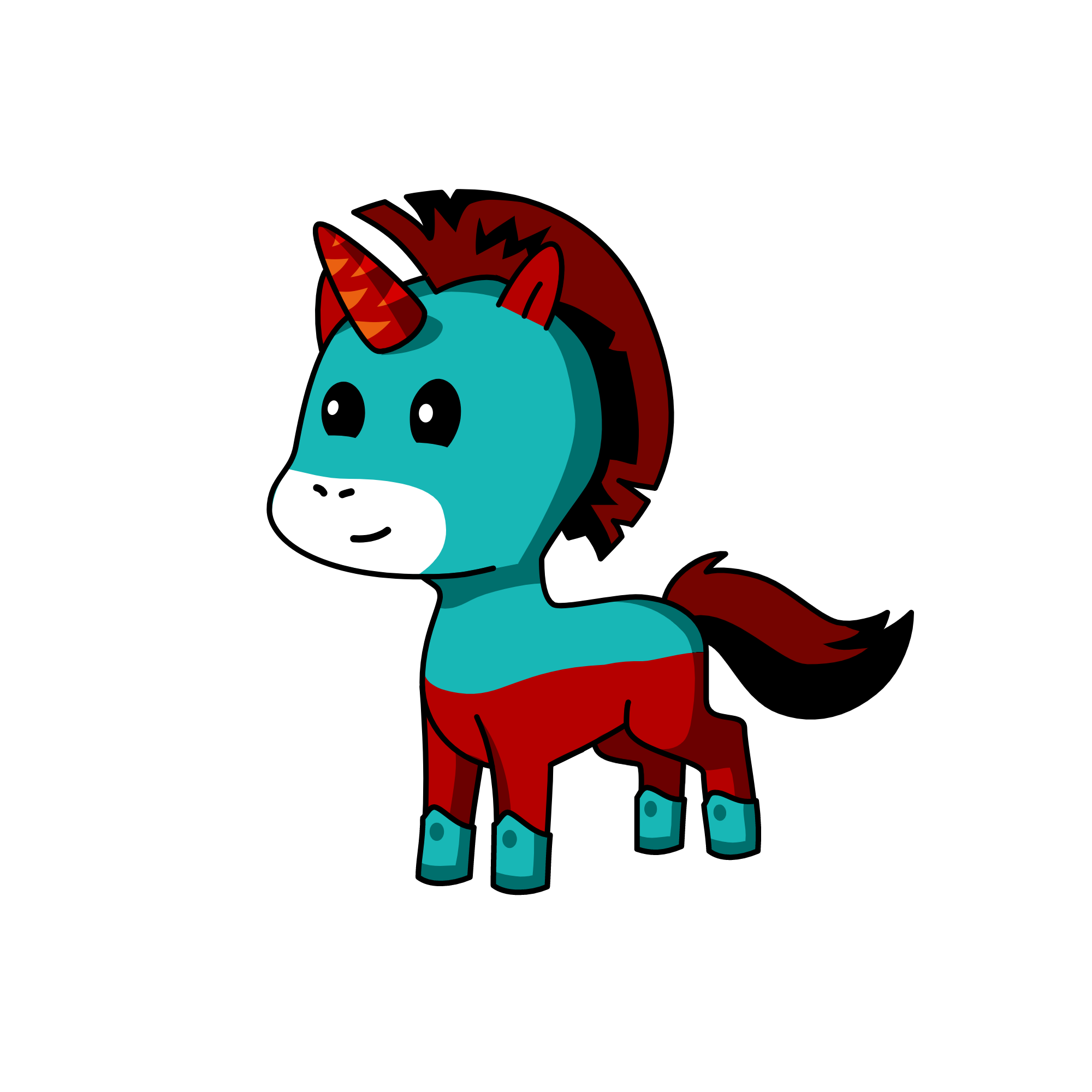 the guard of the king and queen of emerald, the unicorn