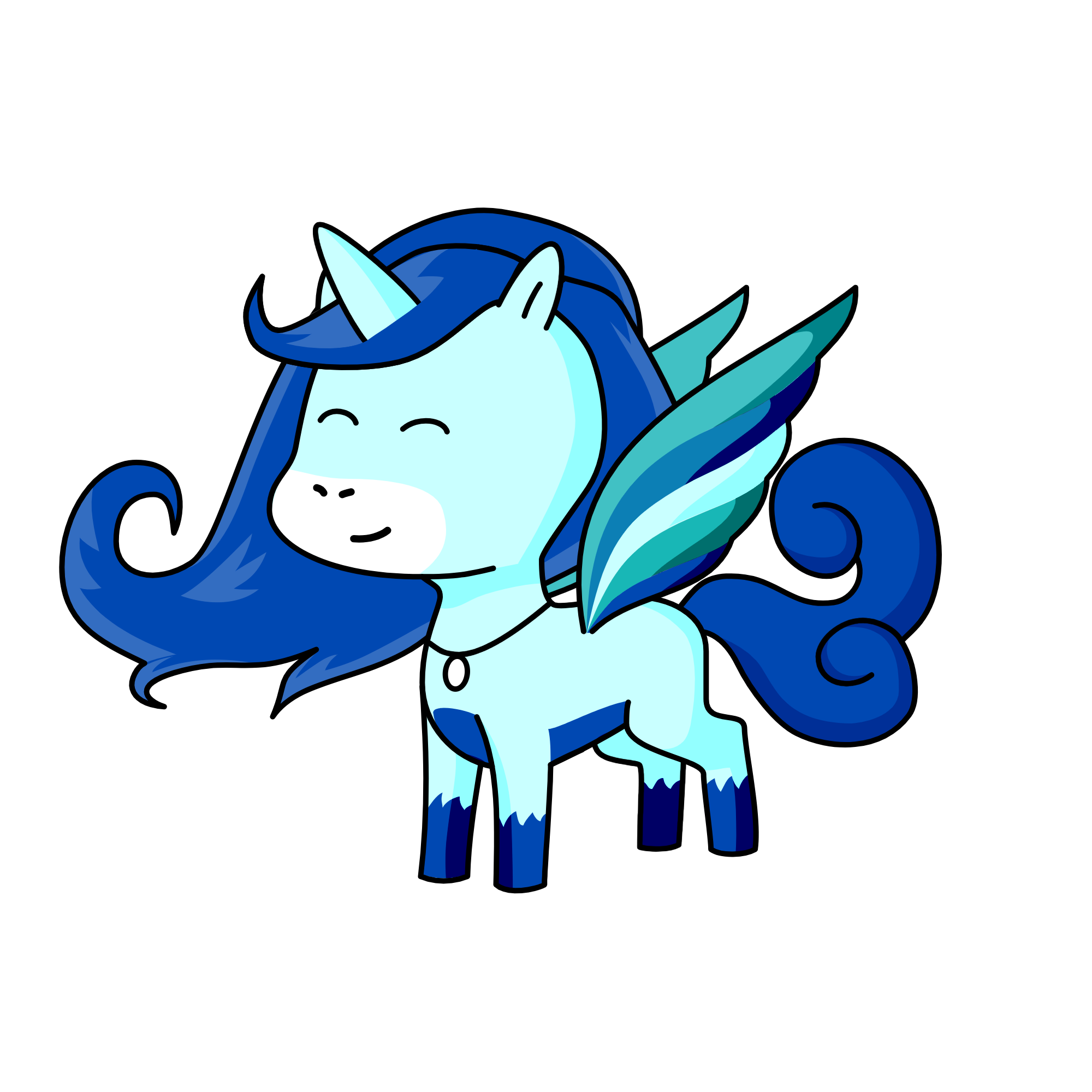 Snowy, the unicorn