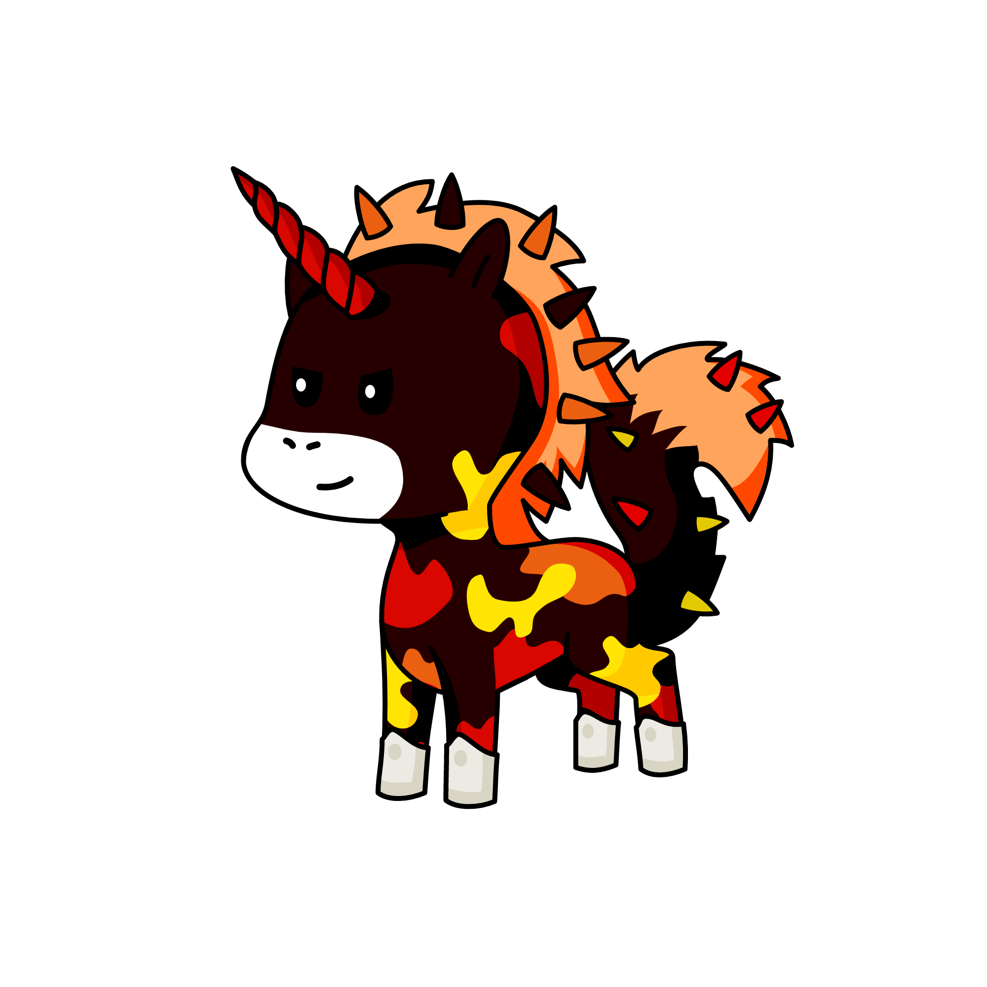 evolved lavarock, the unicorn