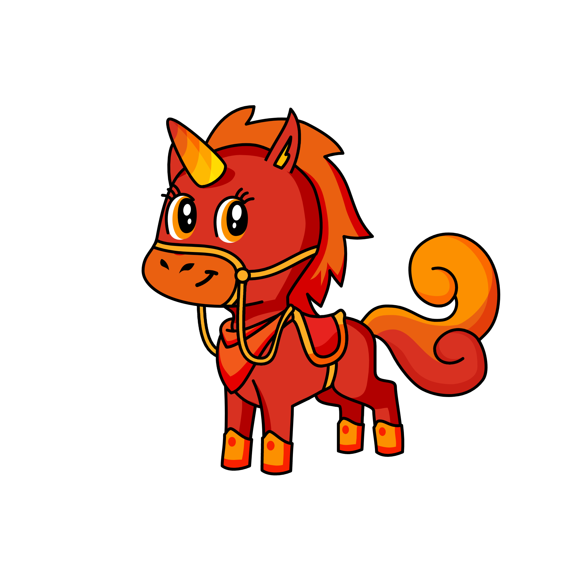 Fireycorn, the unicorn