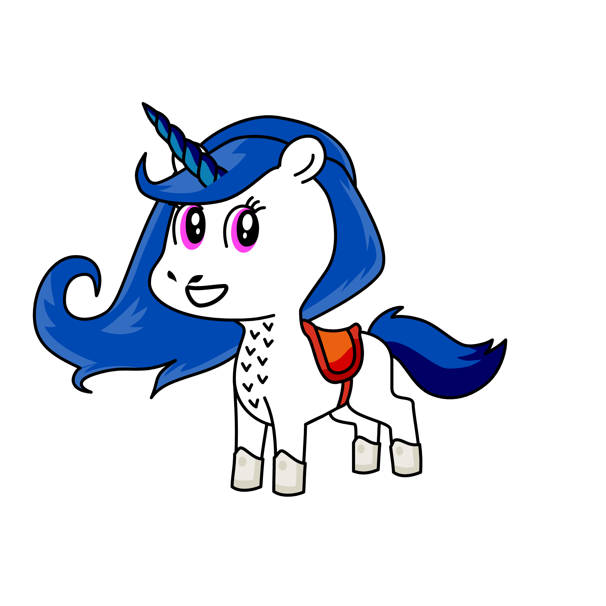Girlfriend, the unicorn