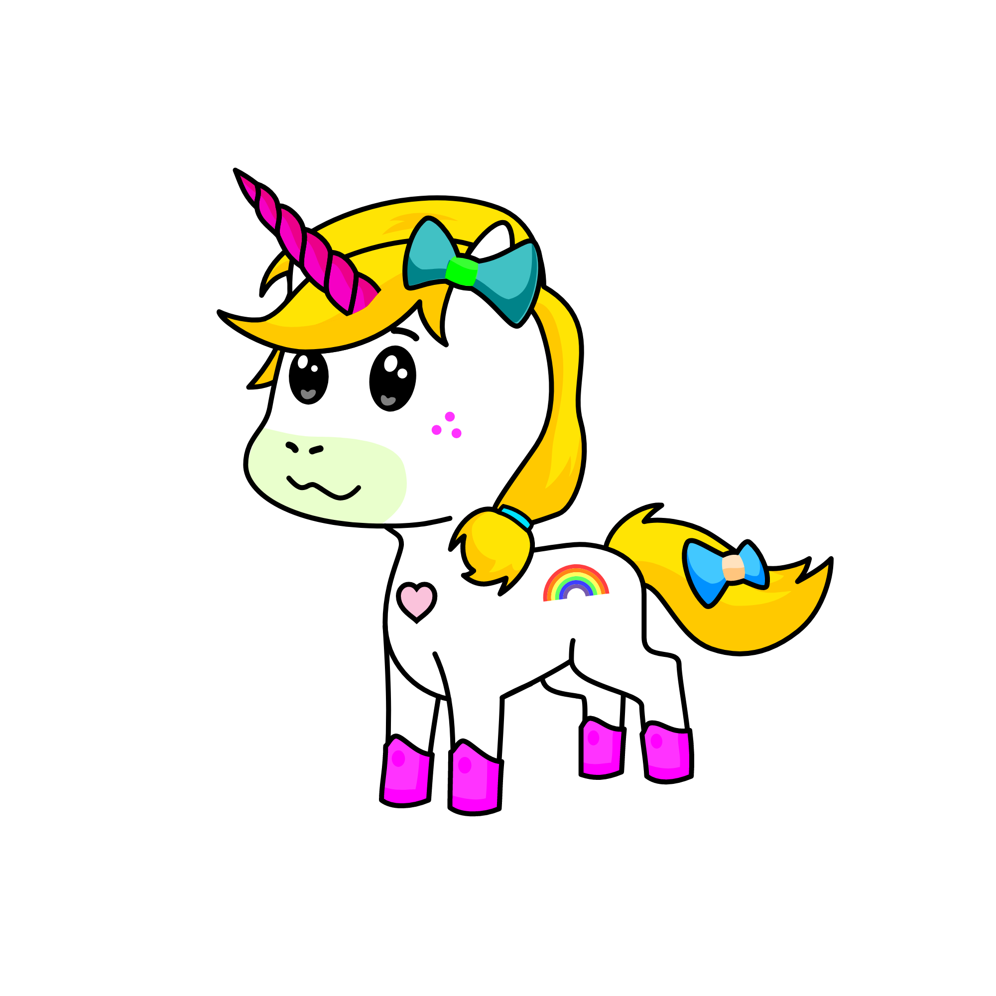 Whitey , the unicorn