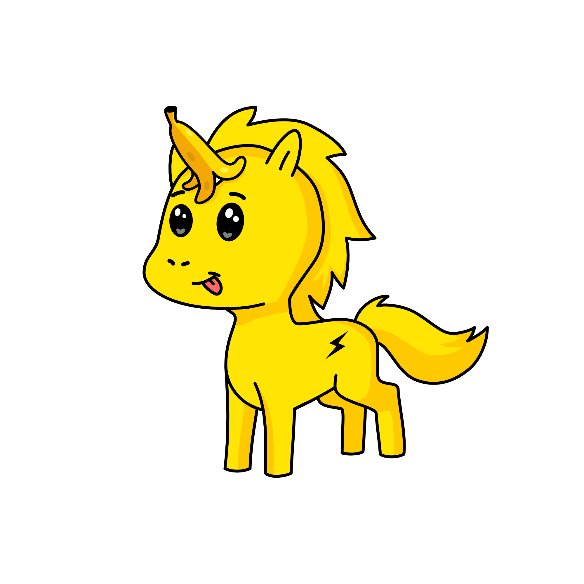 Yelobanana, the unicorn