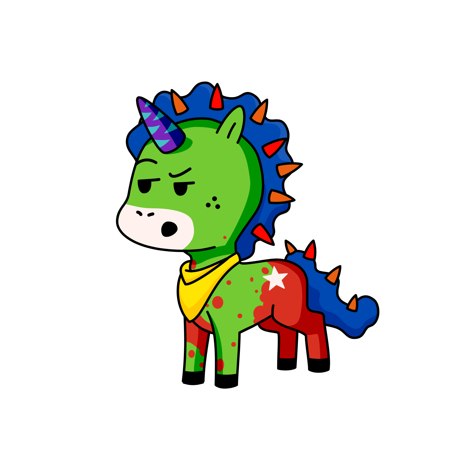 dragon unicorn thingy, the unicorn