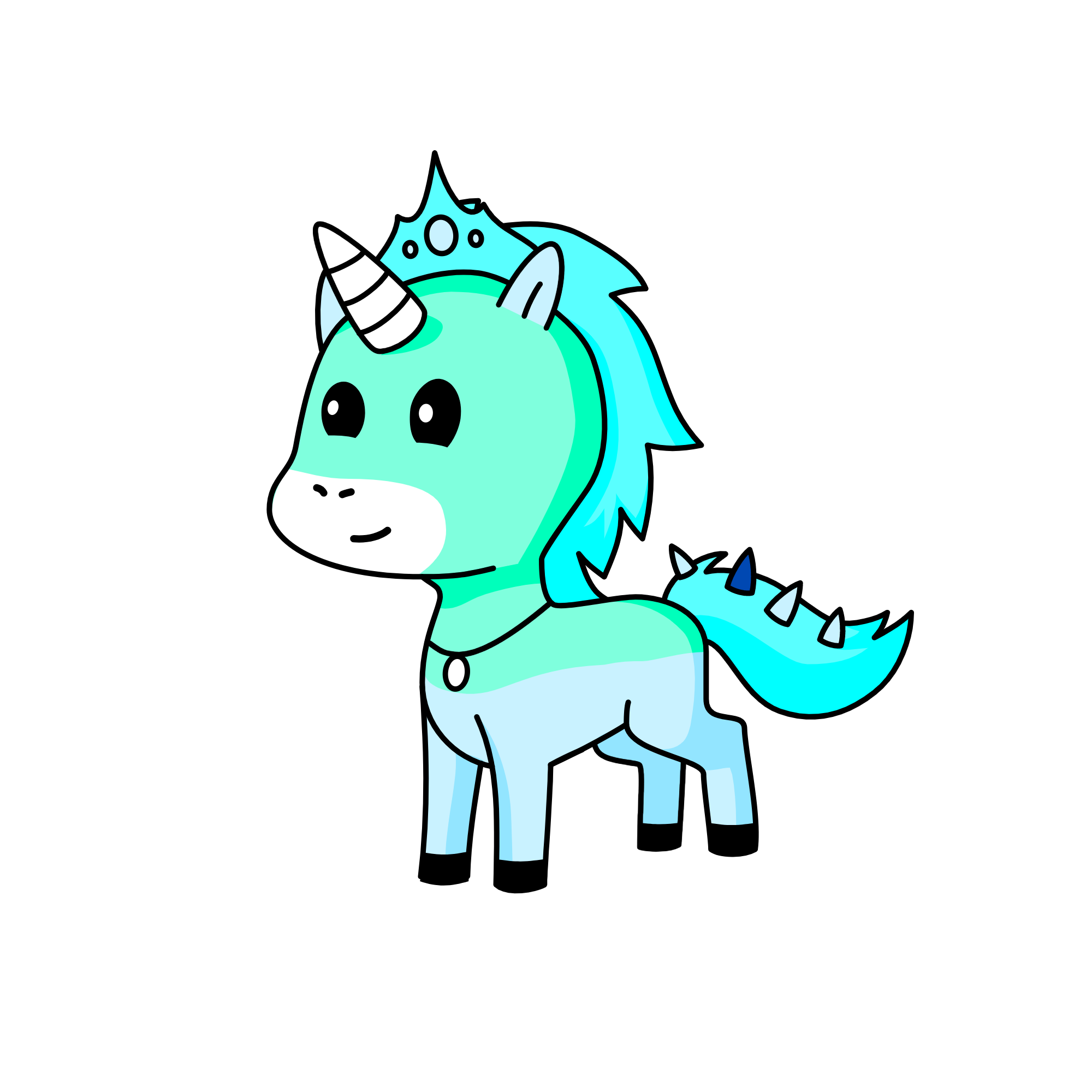 king icy, the unicorn