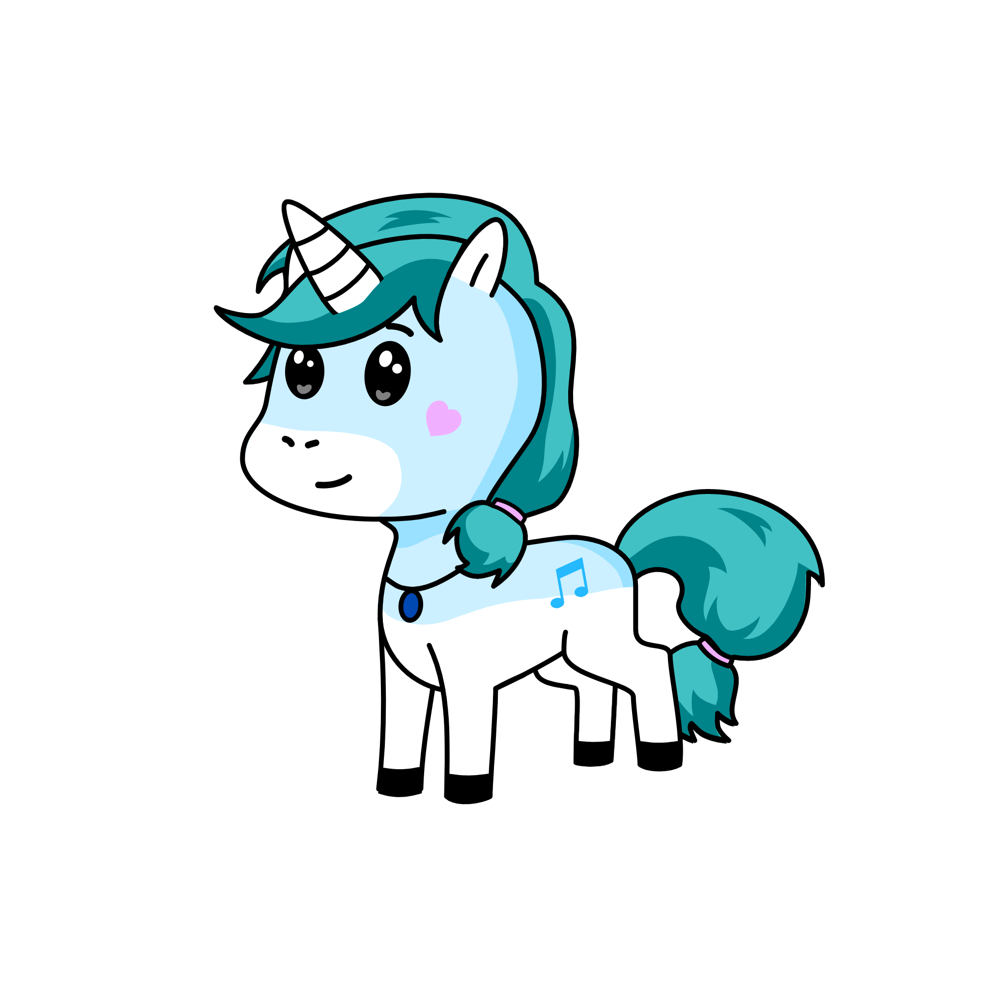 Friuzinho, the unicorn