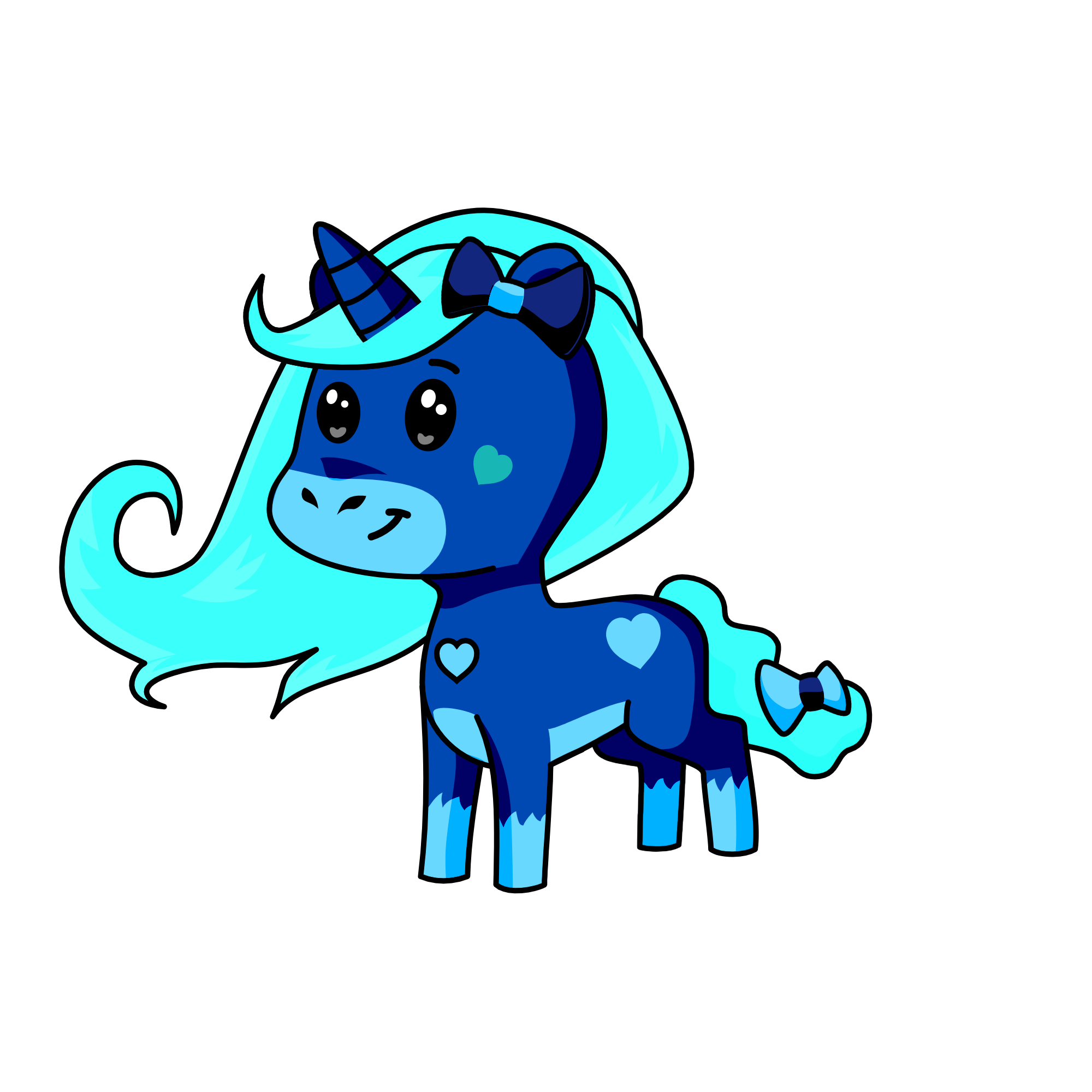 Snowy Sugar, the unicorn