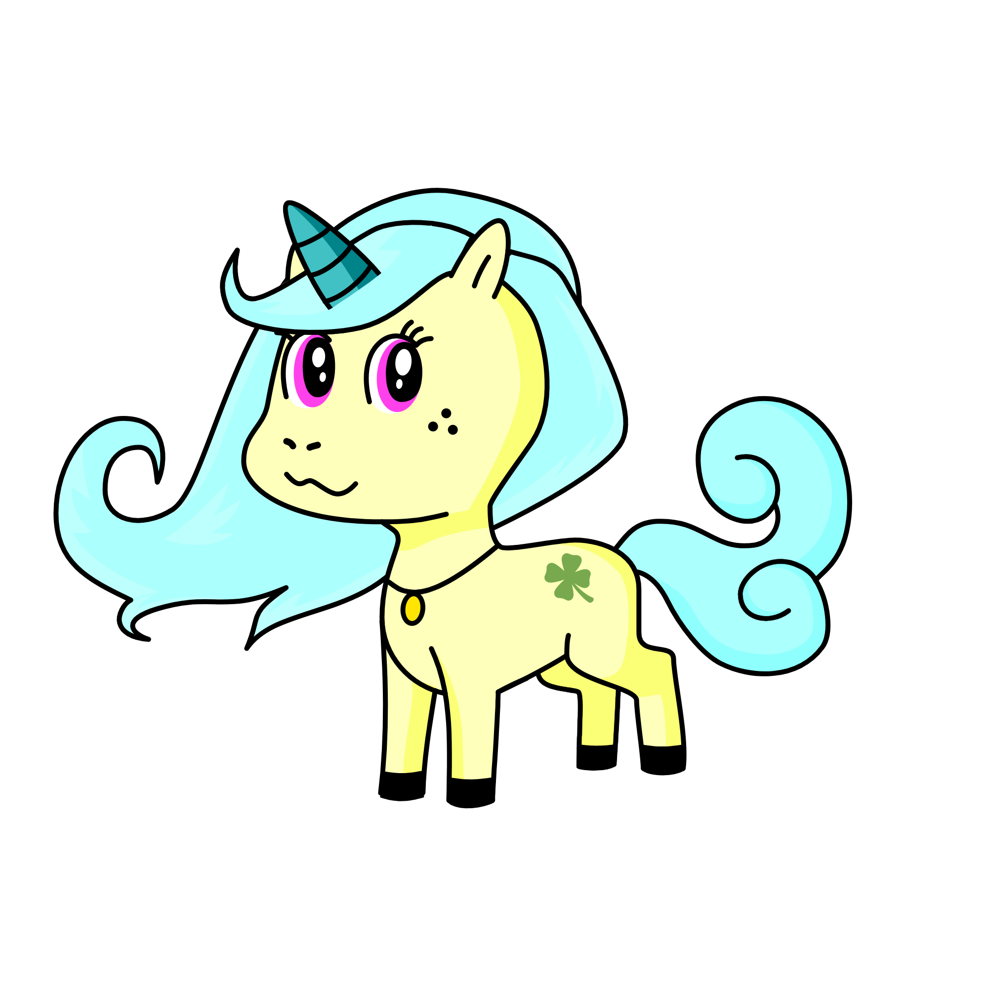 fluttershy, the unicorn