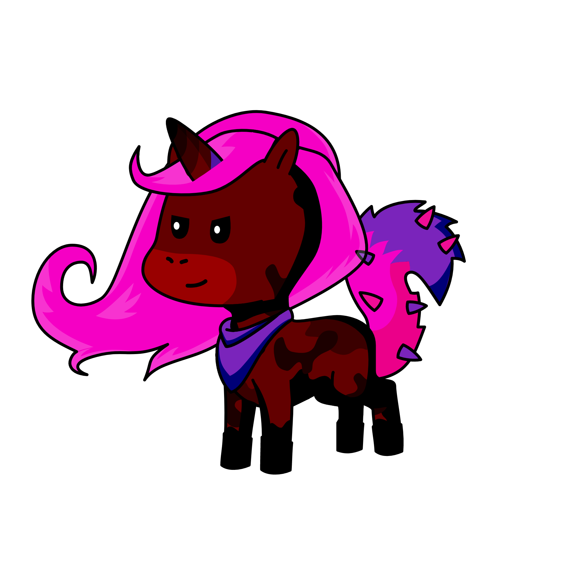Young-DarkTimes-Queendarkness, the unicorn