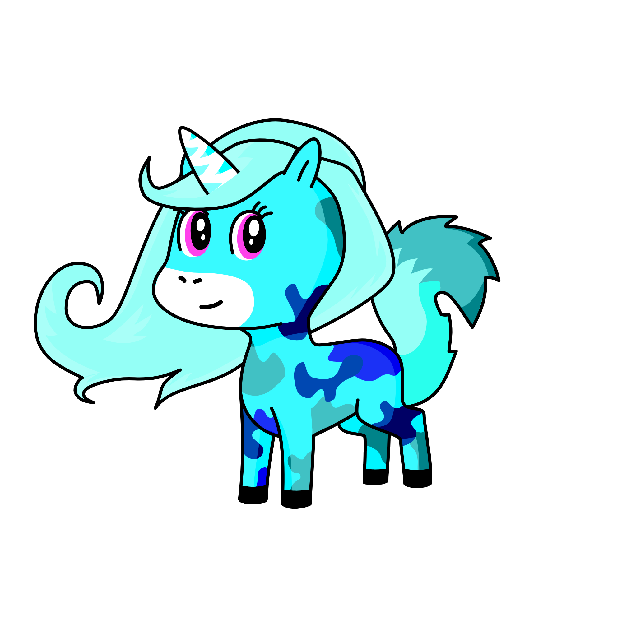 queen icy, the unicorn