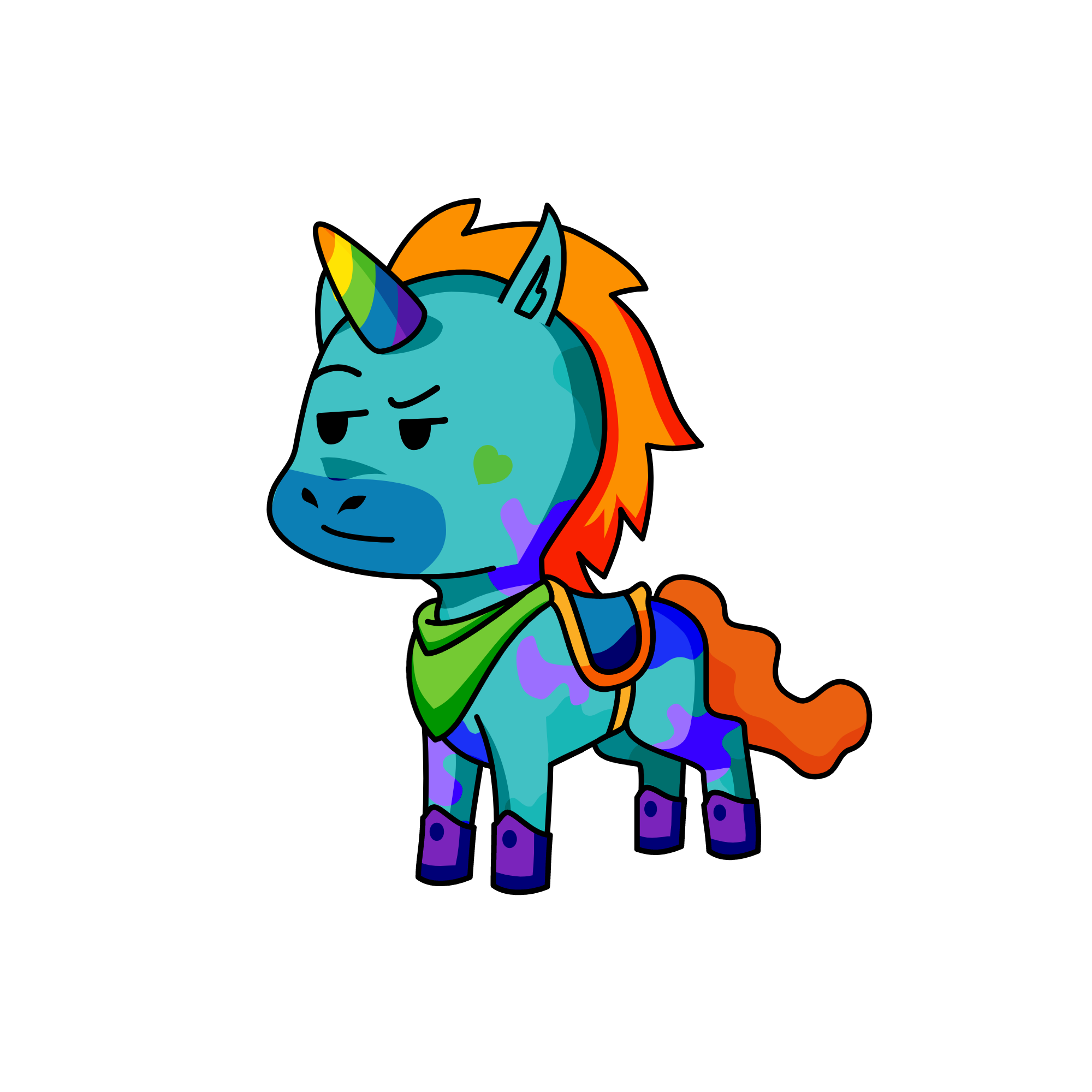 j, the unicorn
