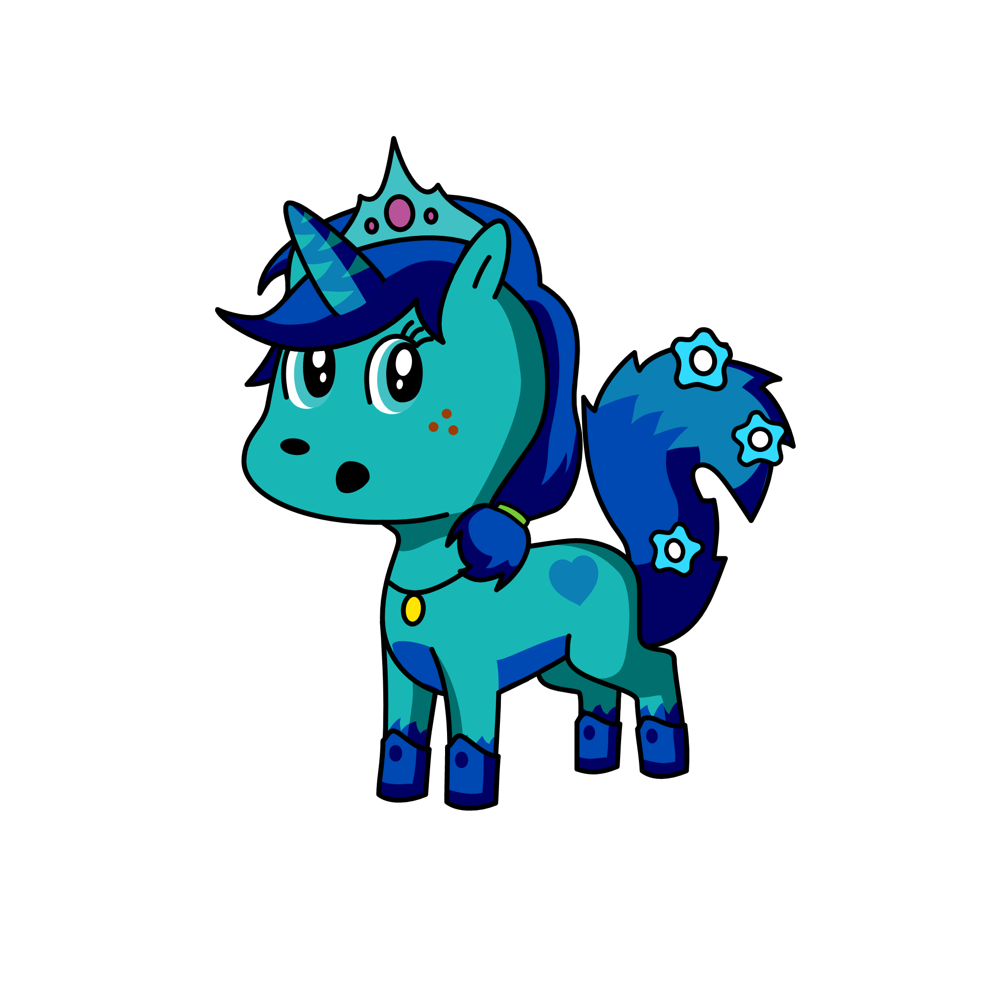 Queen of Wonderland, the unicorn