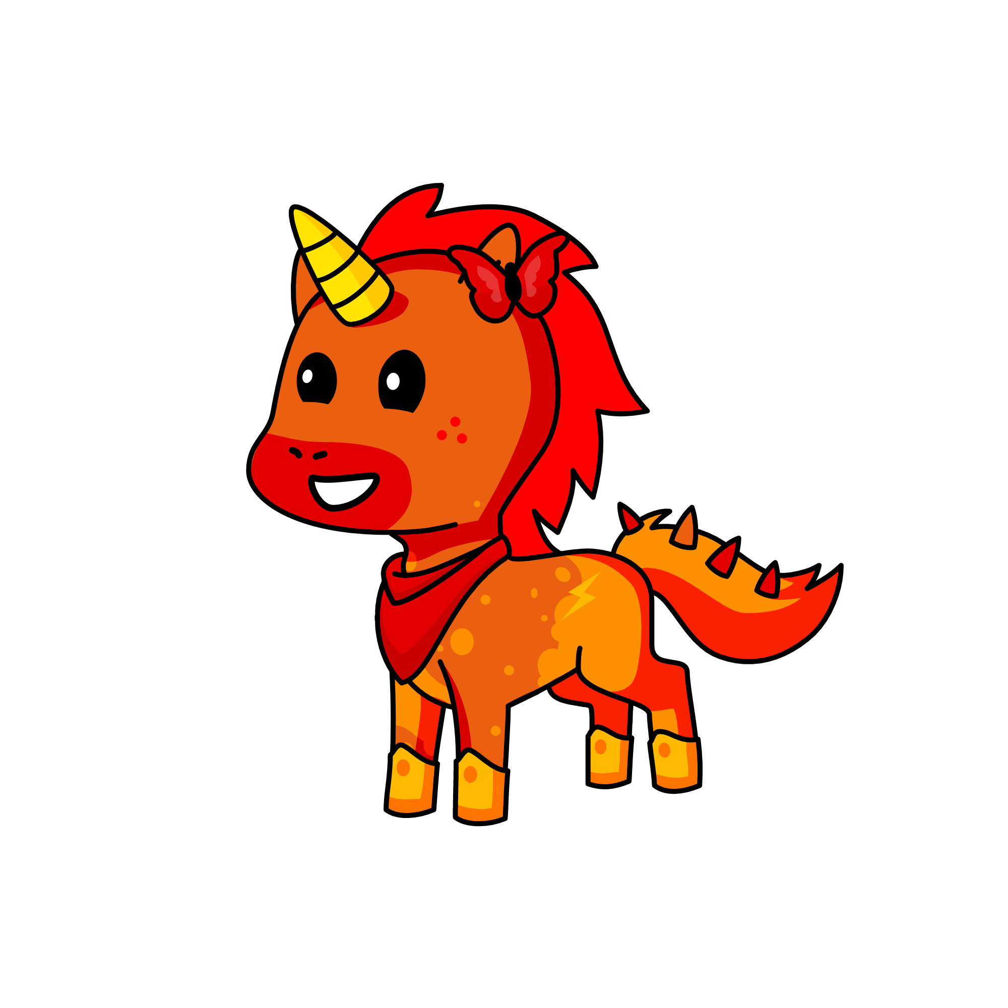 DragonX-FireBolt, the unicorn