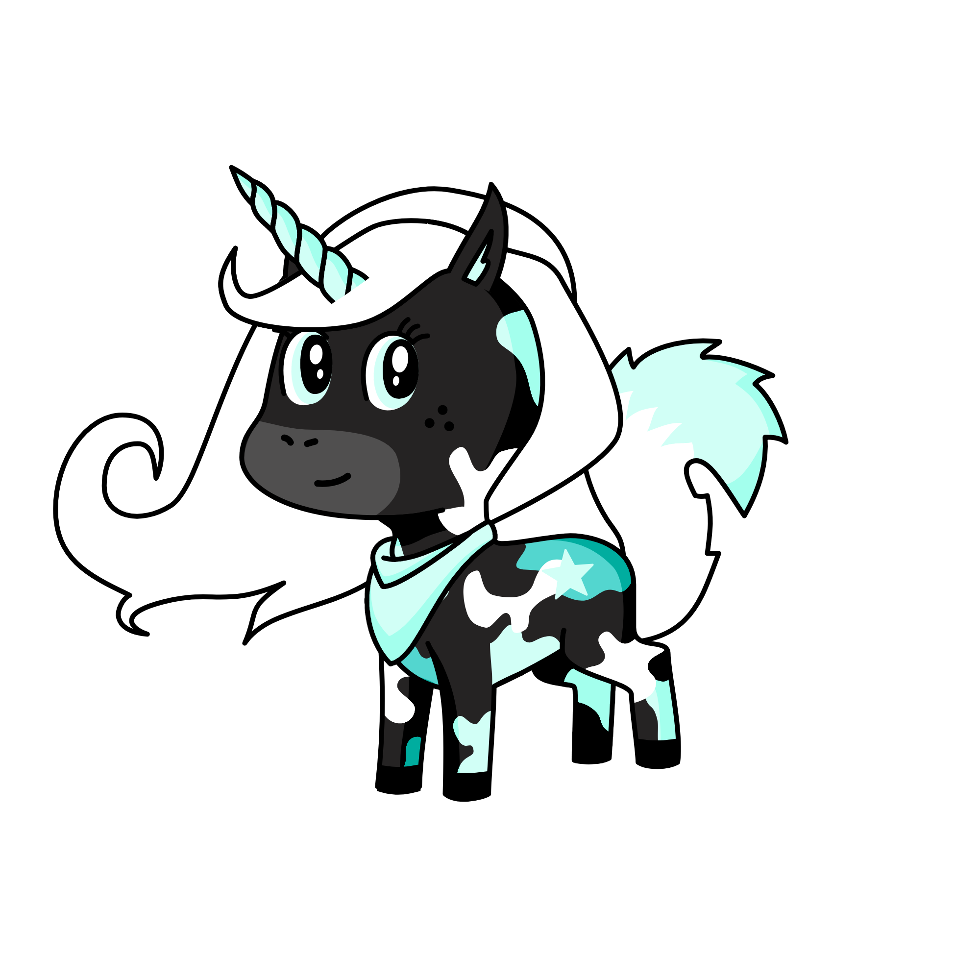 Hope, the unicorn