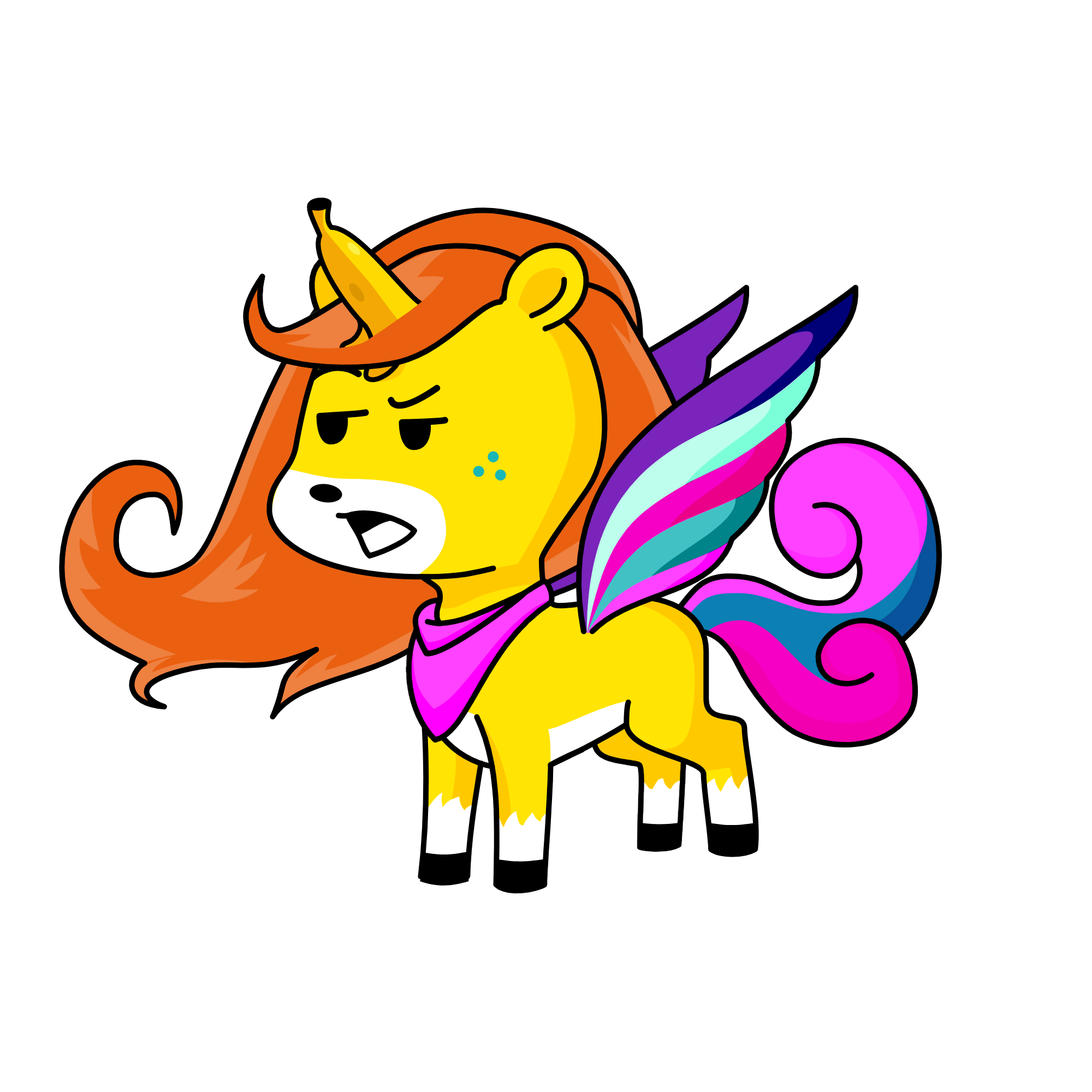 Janet, the unicorn