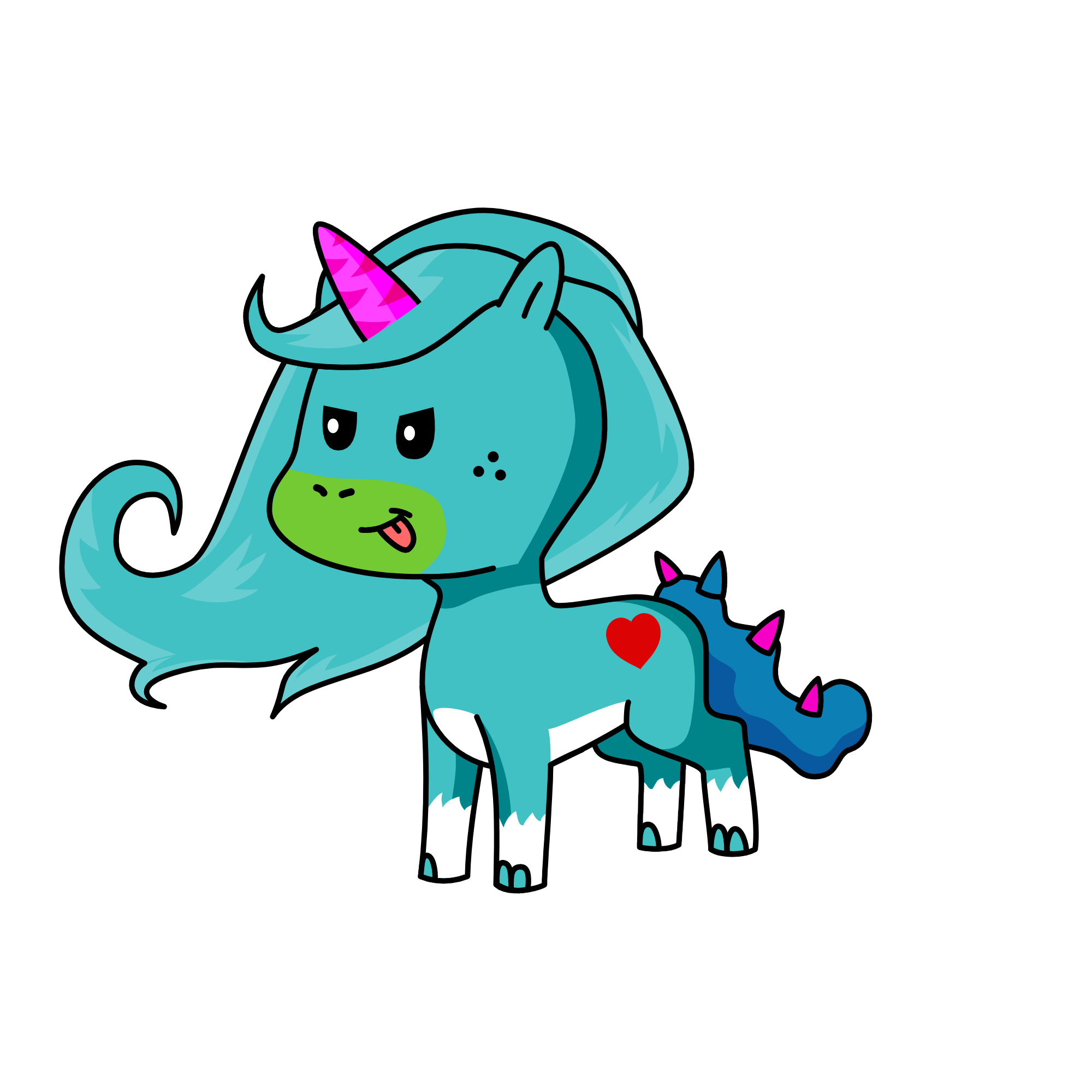 Bright Tiara, the unicorn