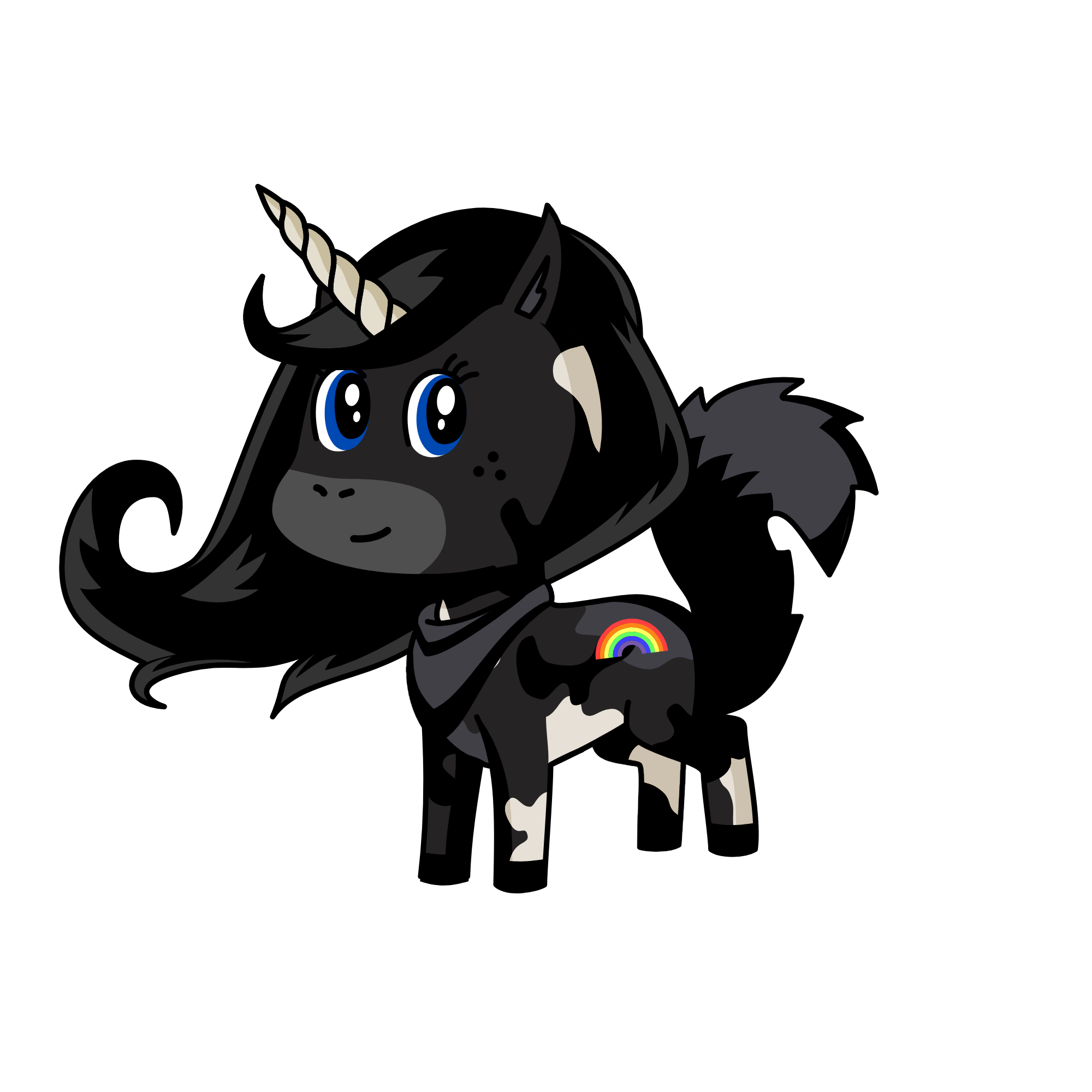 Midnight, the unicorn