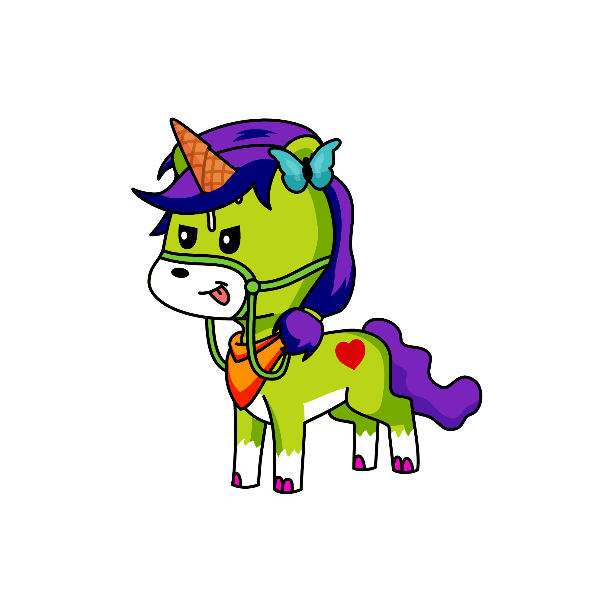 here, look I made another one, is it better?, the unicorn