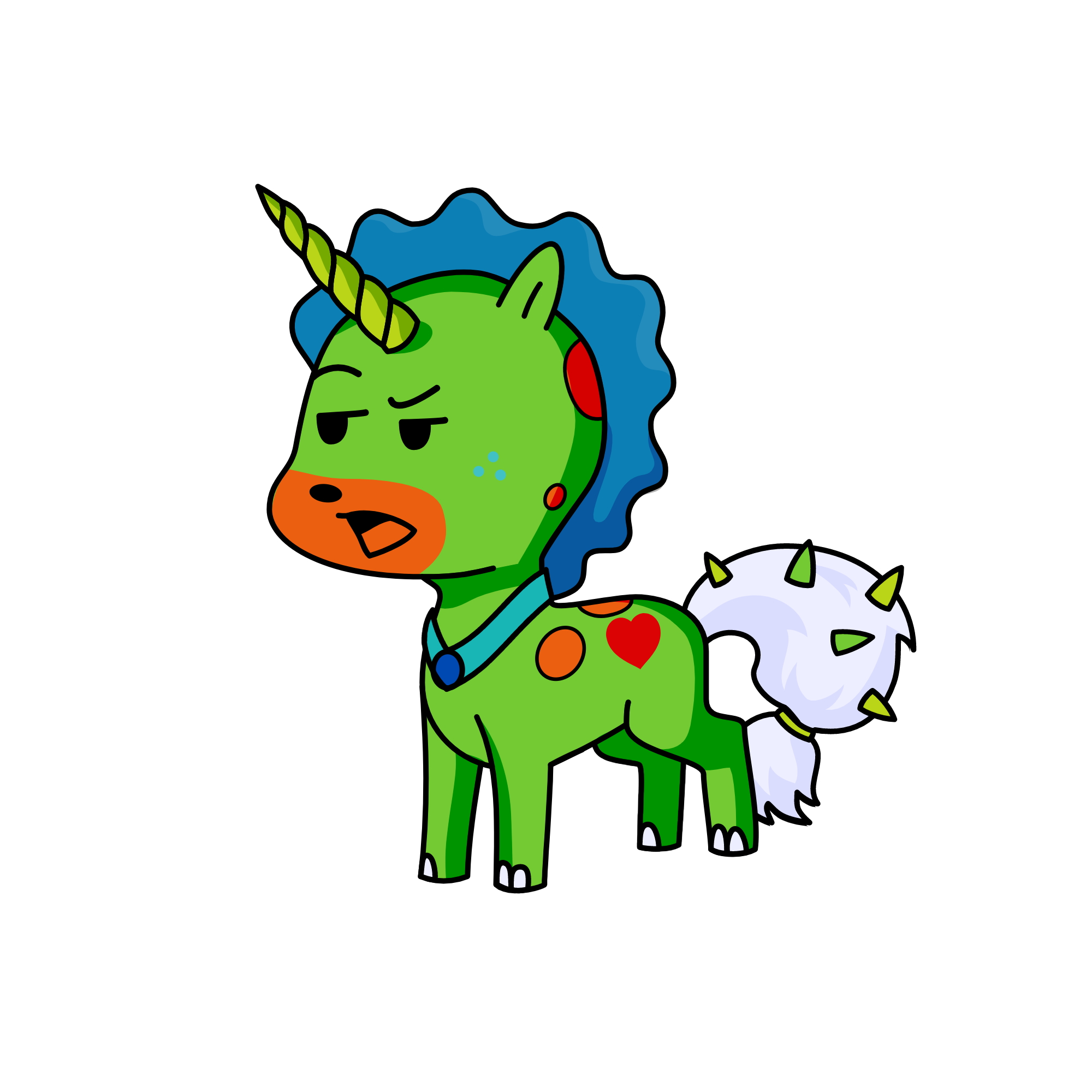 who said i was teh babkahsihaih onlty tuer, the unicorn
