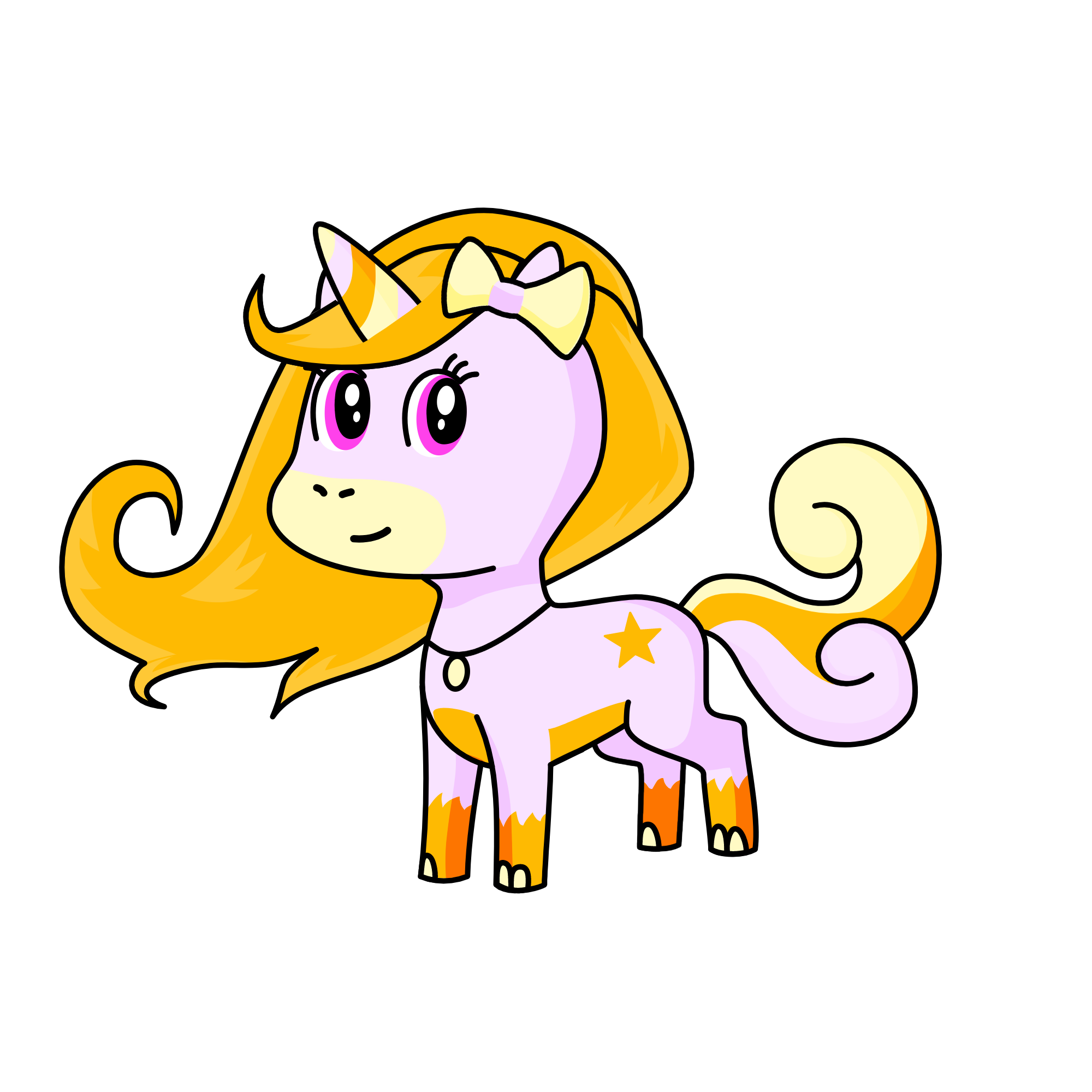 Rainbow Sorbet , the unicorn